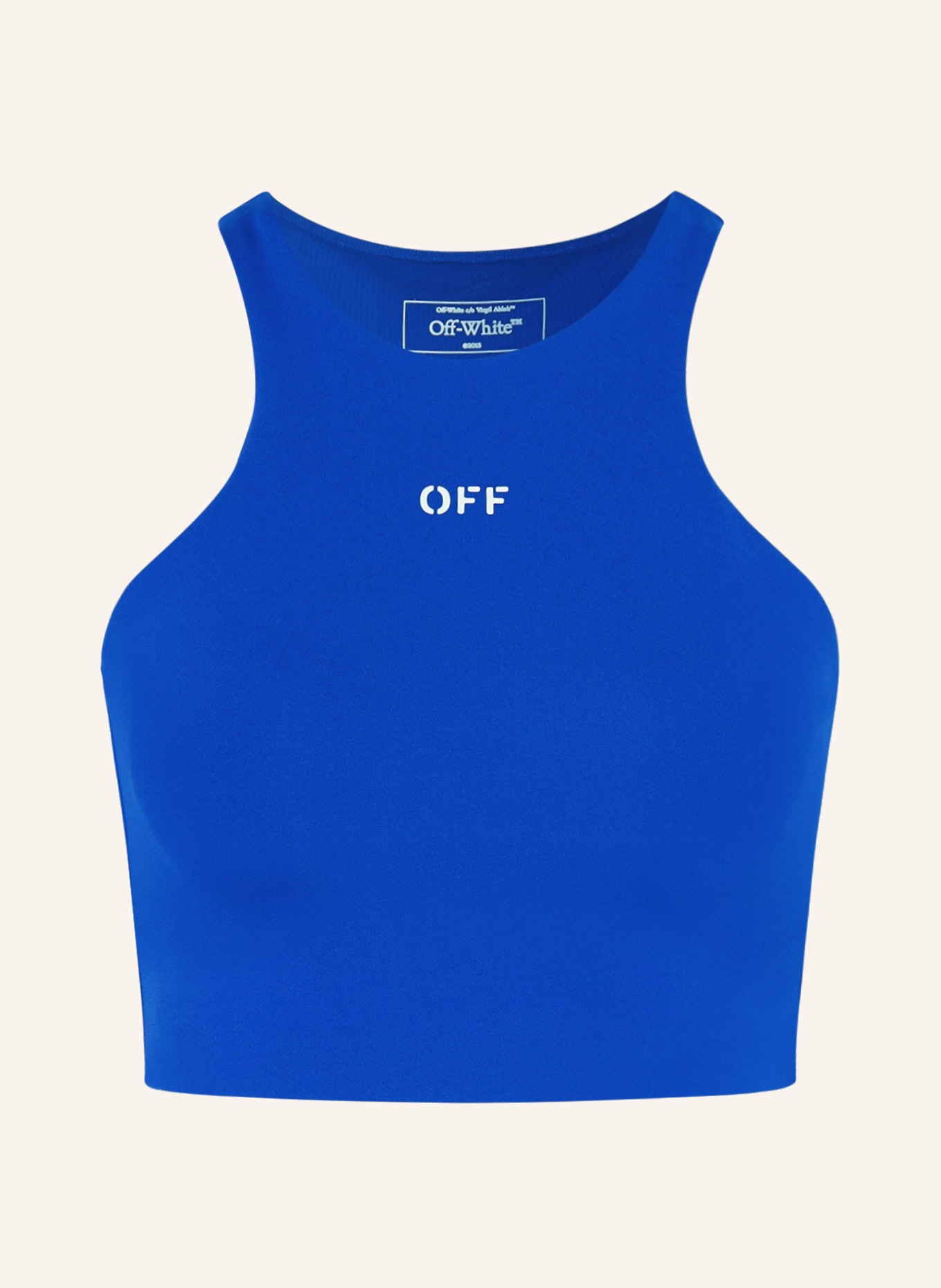 Off-White Cropped top, Color: BLUE (Image 1)
