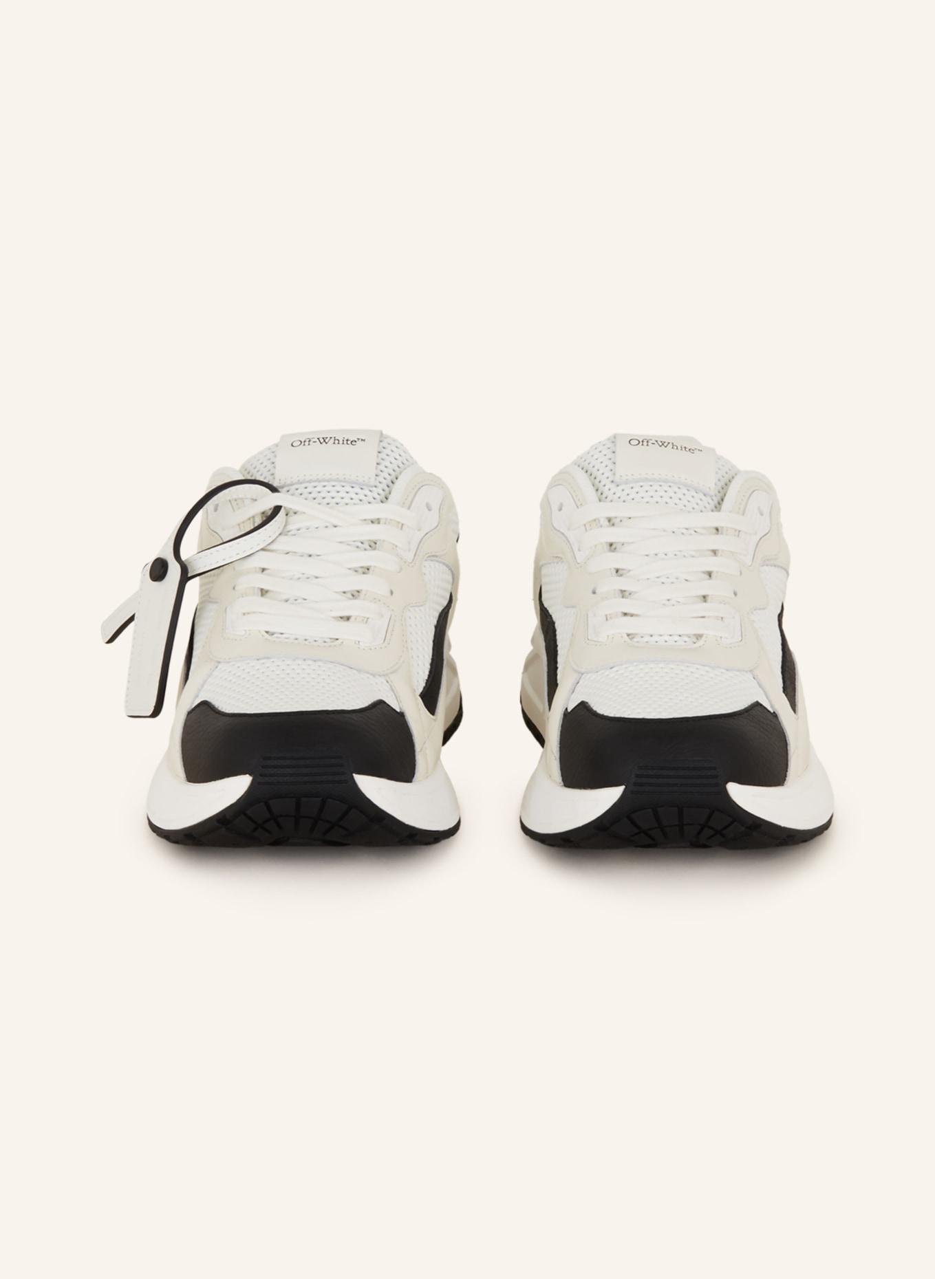 Off-White Sneakers RUNNER, Color: WHITE/ BLACK (Image 3)