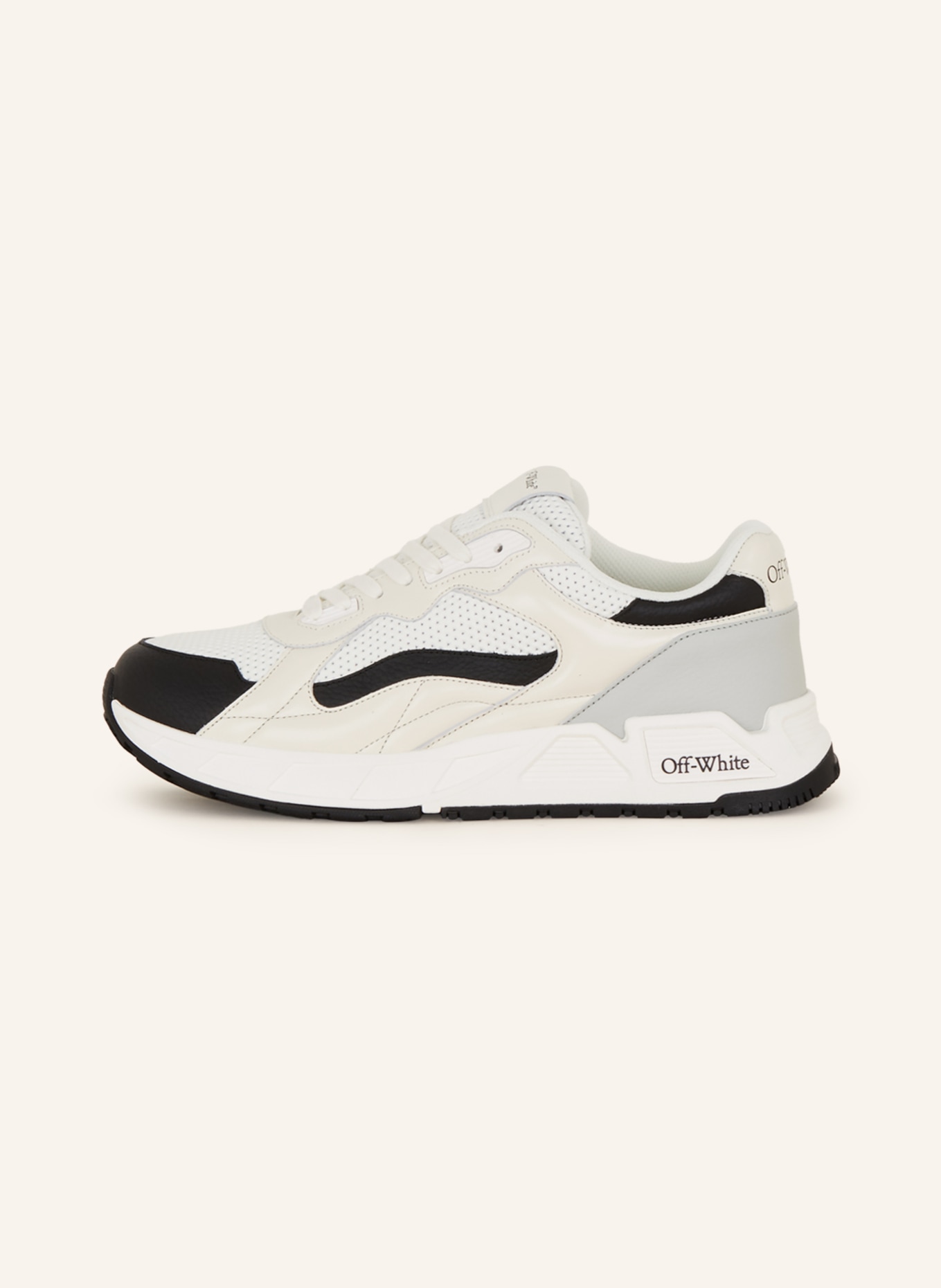 Off-White Sneakers RUNNER, Color: WHITE/ BLACK (Image 4)