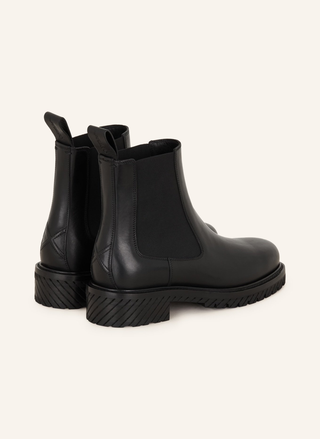 Off-White Chelsea boots COMBAT, Color: BLACK (Image 2)