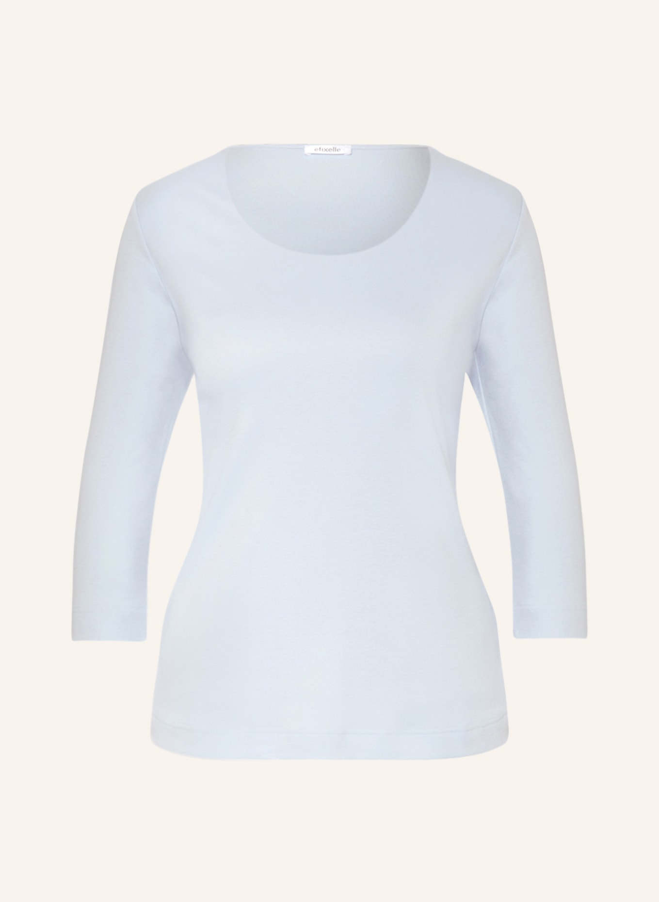 efixelle Shirt with 3/4 sleeves, Color: LIGHT BLUE (Image 1)
