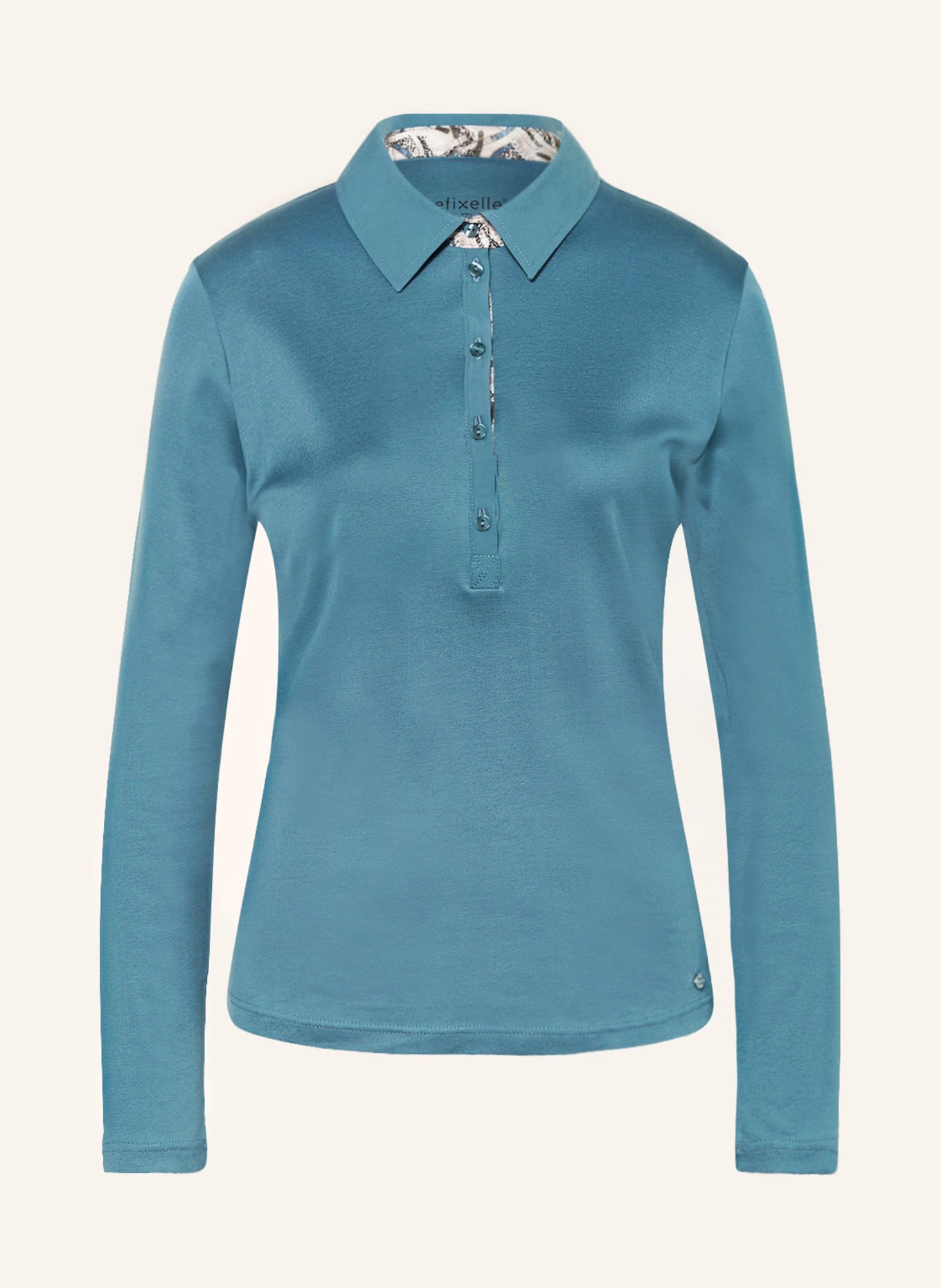 efixelle Jersey-Poloshirt, Farbe: PETROL (Bild 1)