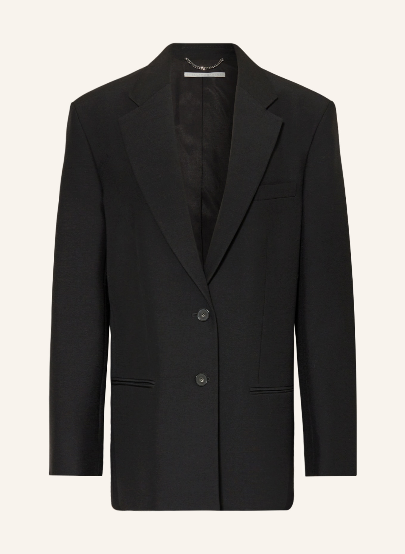 STELLA McCARTNEY Oversized blazer, Color: BLACK (Image 1)