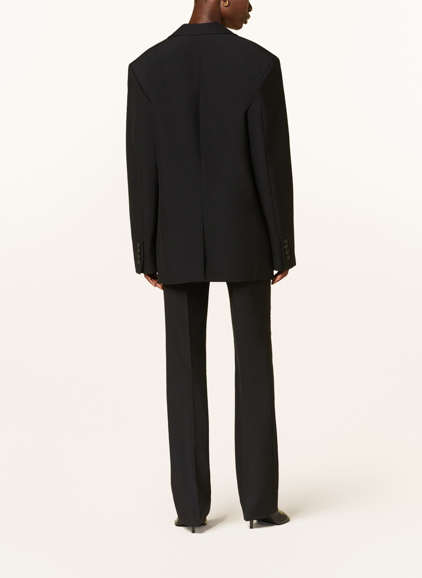 STELLA McCARTNEY Oversized blazer, Color: BLACK (Image 3)