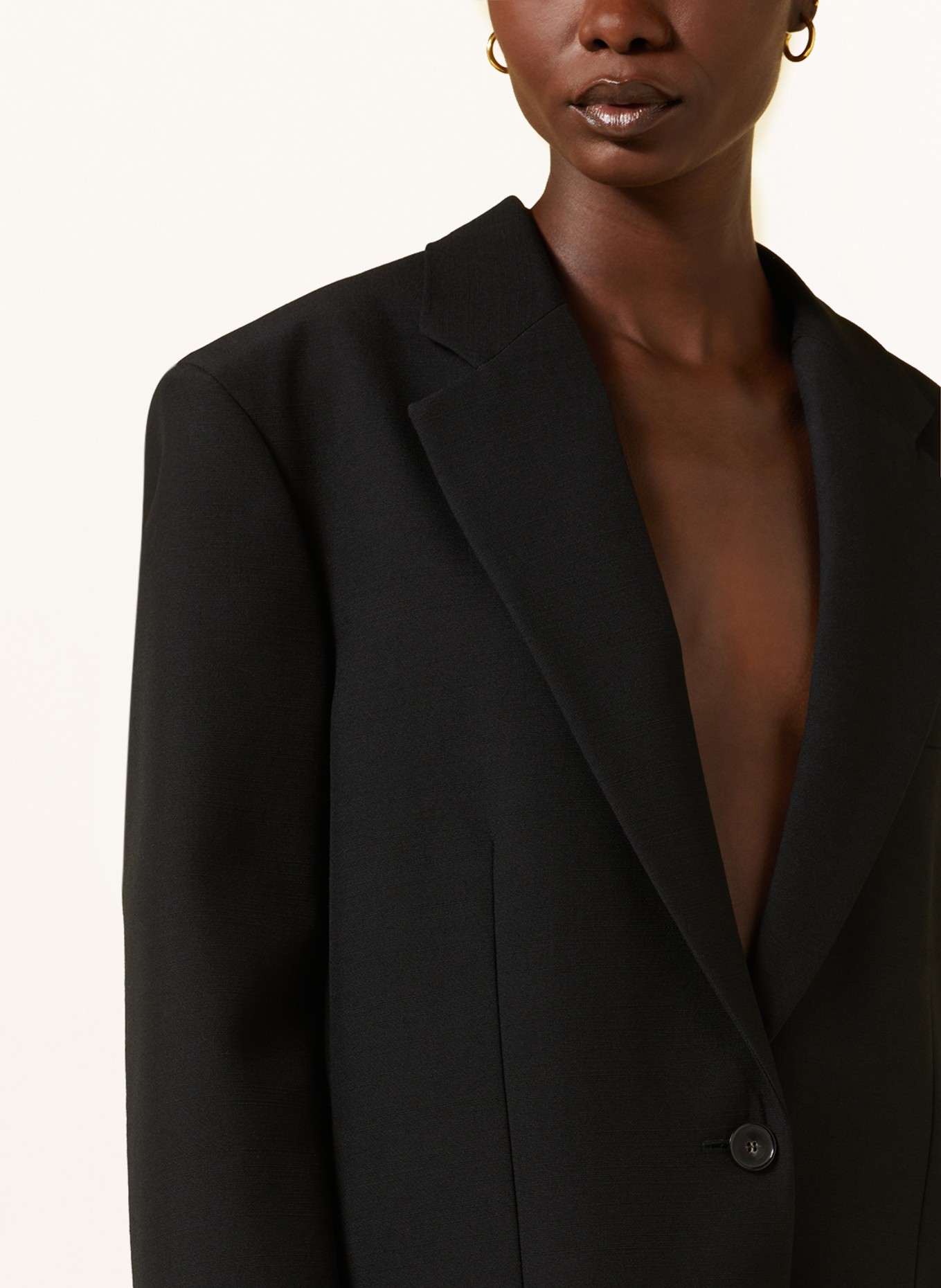 STELLA McCARTNEY Oversized blazer, Color: BLACK (Image 4)