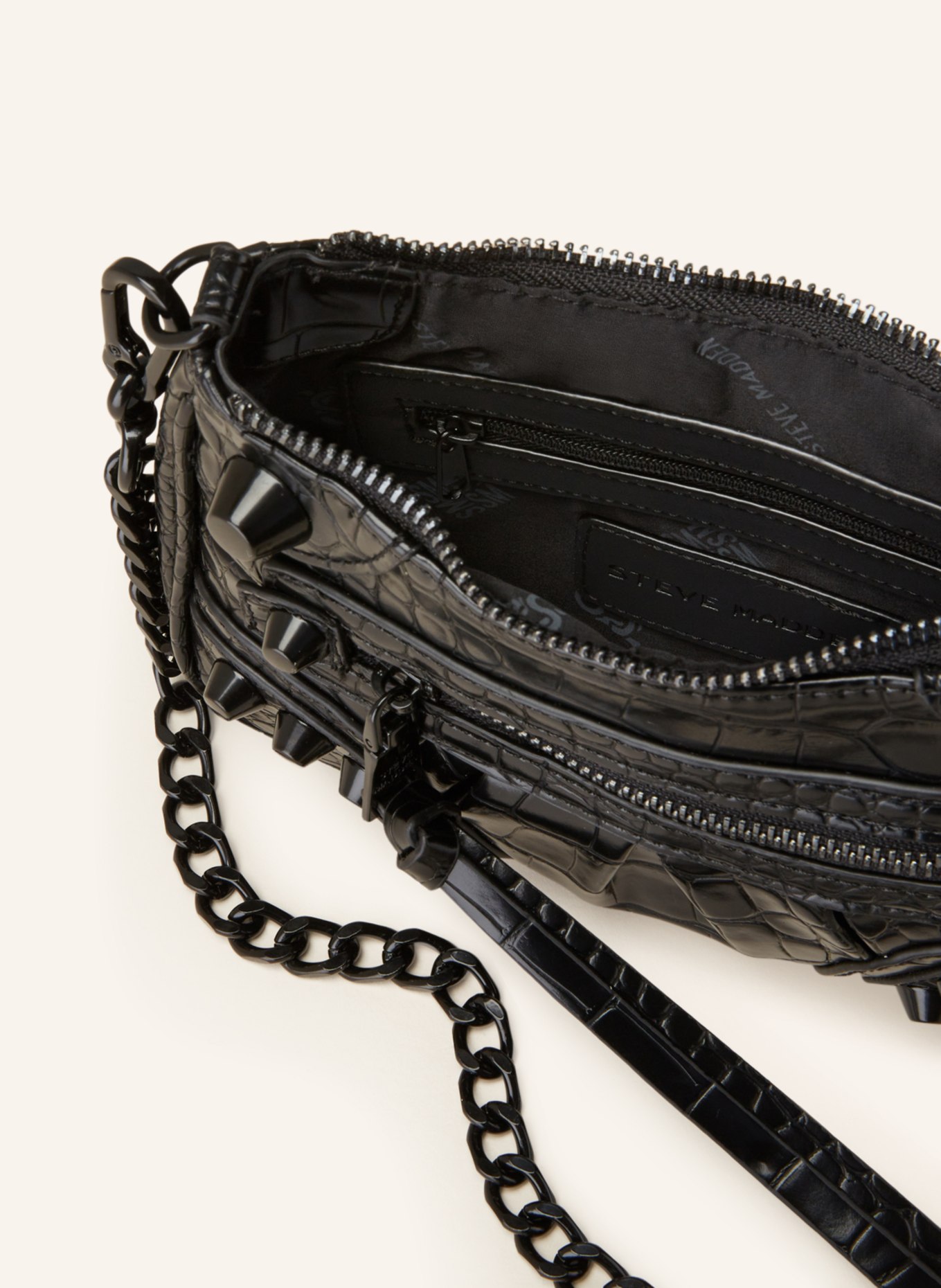 STEVE MADDEN Crossbody bag BVILMA with rivets, Color: BLACK (Image 3)