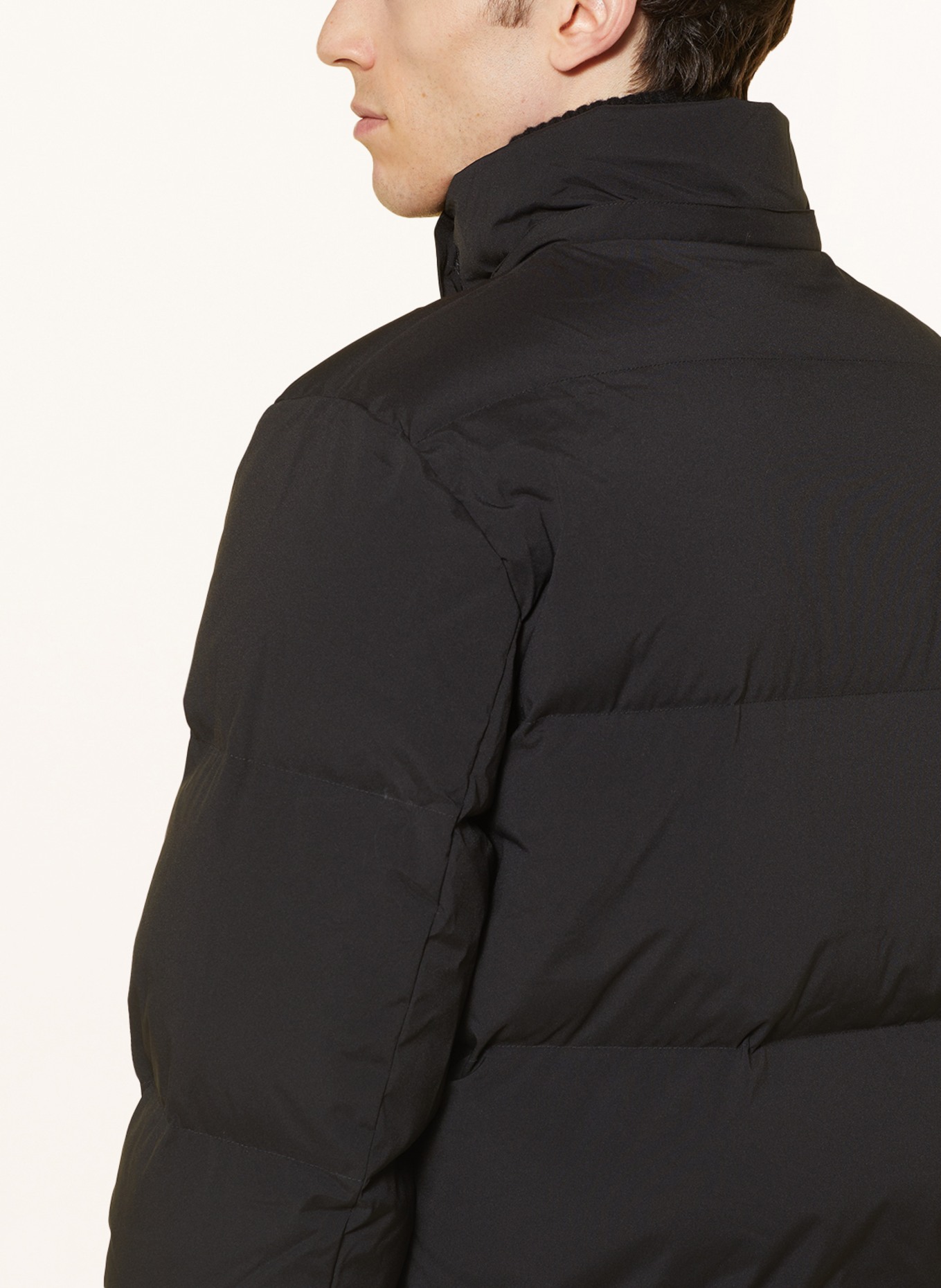 LES DEUX Down jacket MADDOX with detachable hood, Color: BLACK (Image 6)