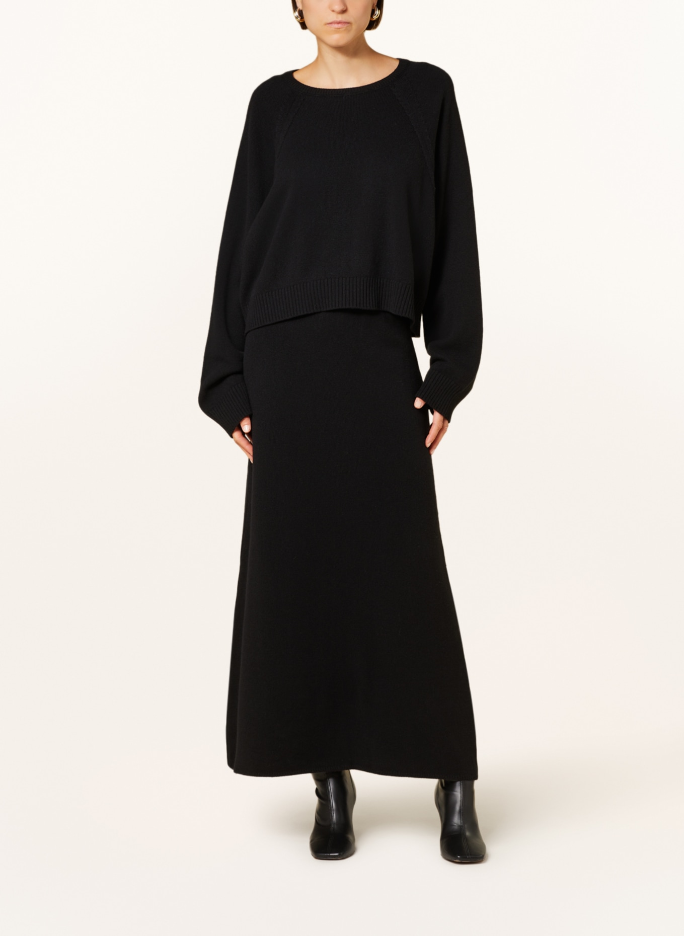 SoSUE Knit skirt, Color: BLACK (Image 2)