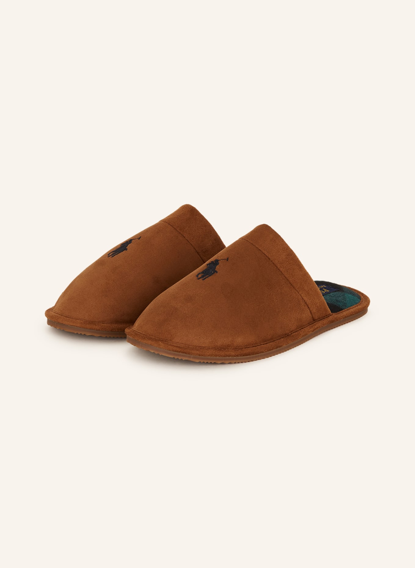 POLO RALPH LAUREN Slippers, Color: BROWN (Image 1)