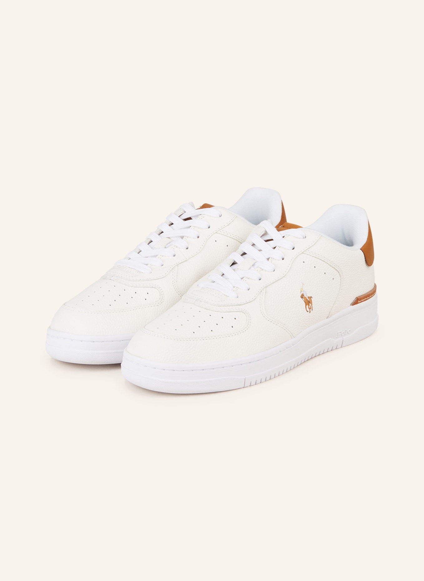 Polo white 2025 trainers