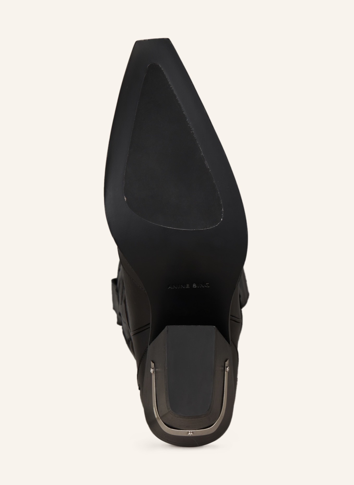 ANINE BING Cowboy Boots TANIA, Color: BLACK (Image 6)