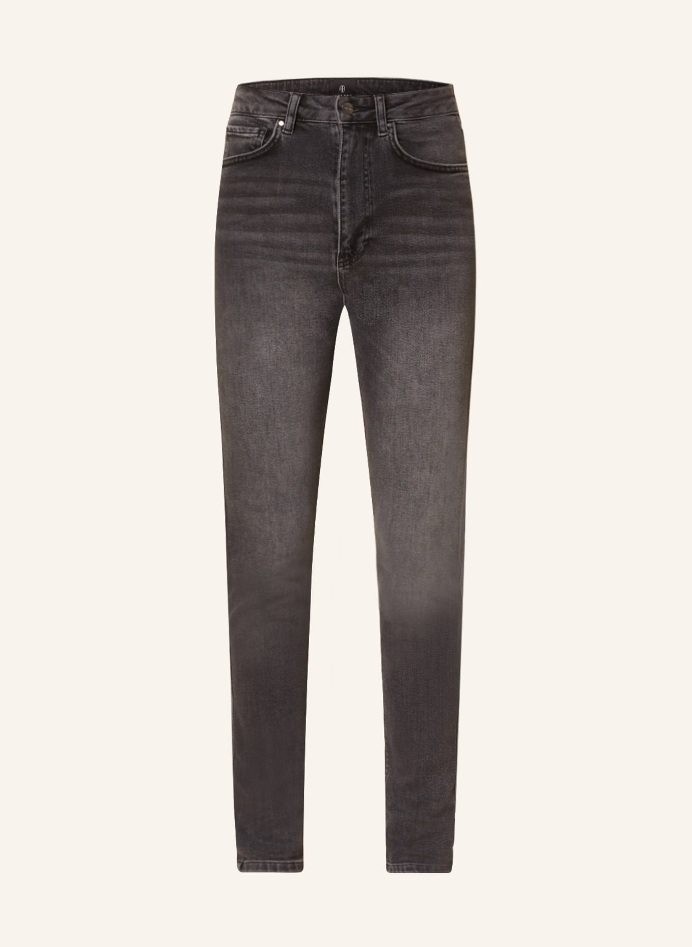 ANINE BING Skinny jeans BECK, Color: DARK GREY DARK GREY (Image 1)