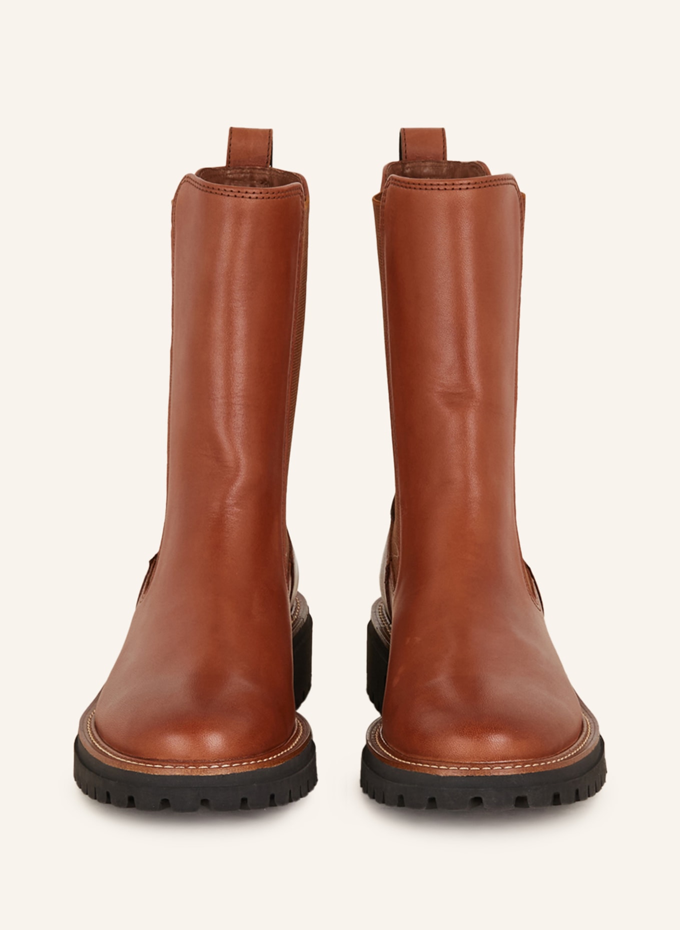 paul green Chelsea boots: BROWN