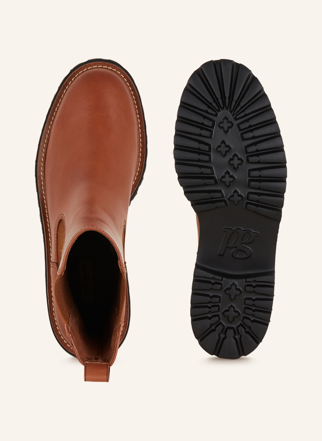 paul green Chelsea boots: BROWN