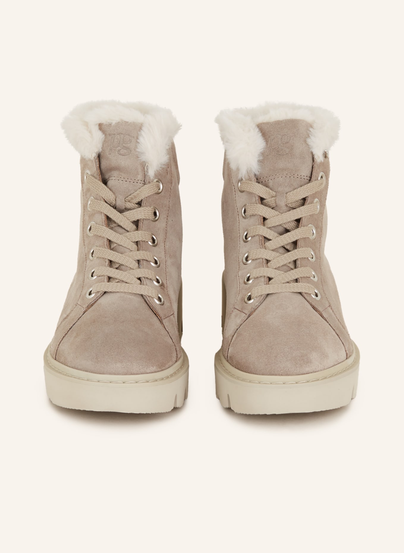 paul green Lace-up boots, Color: GRAY (Image 3)