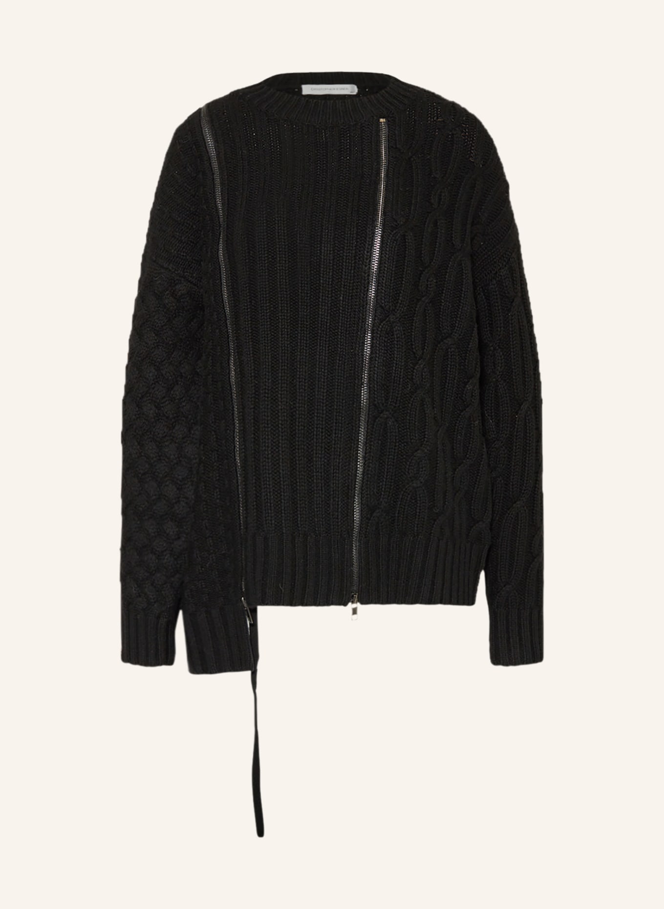 CHRISTOPHER ESBER Sweater CONNECTOR, Color: BLACK (Image 1)