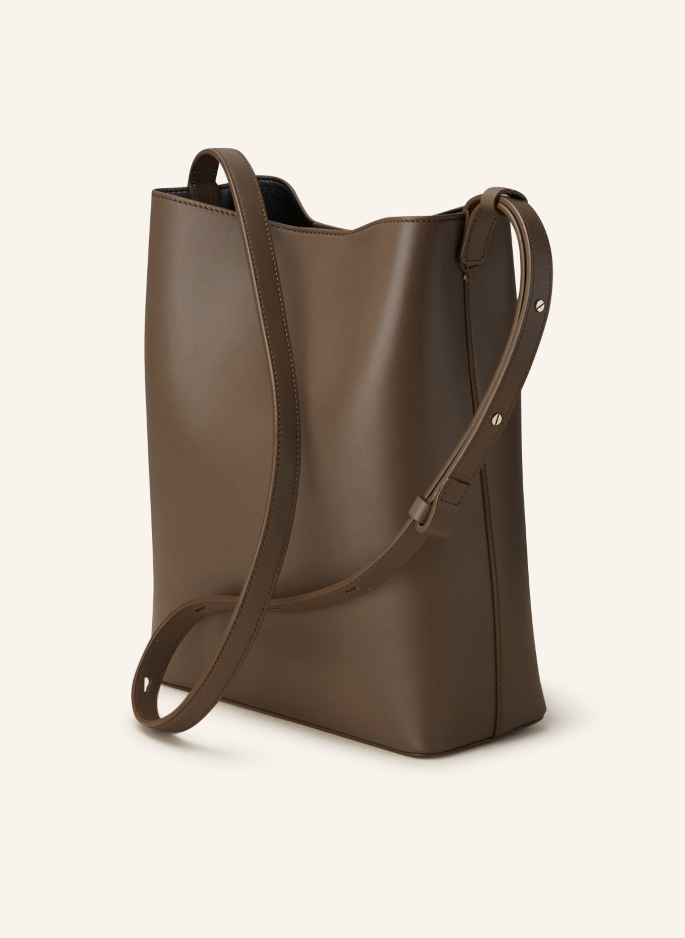 Sac bucket smooth leather shoulder bag - Aesther Ekme - Women