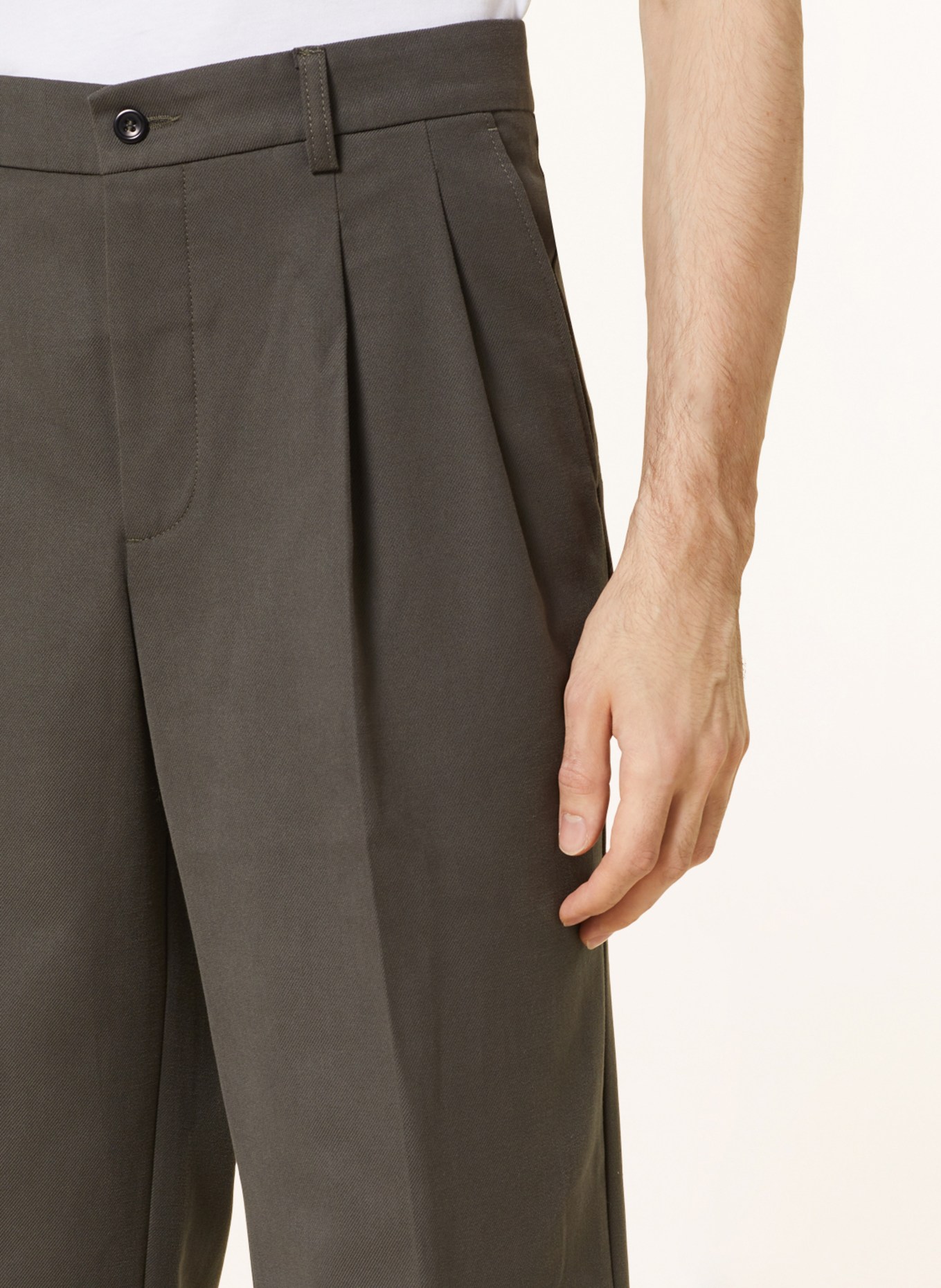 NORSE PROJECTS Kalhoty BENN Regular Fit, Barva: TMAVĚ ZELENÁ (Obrázek 5)