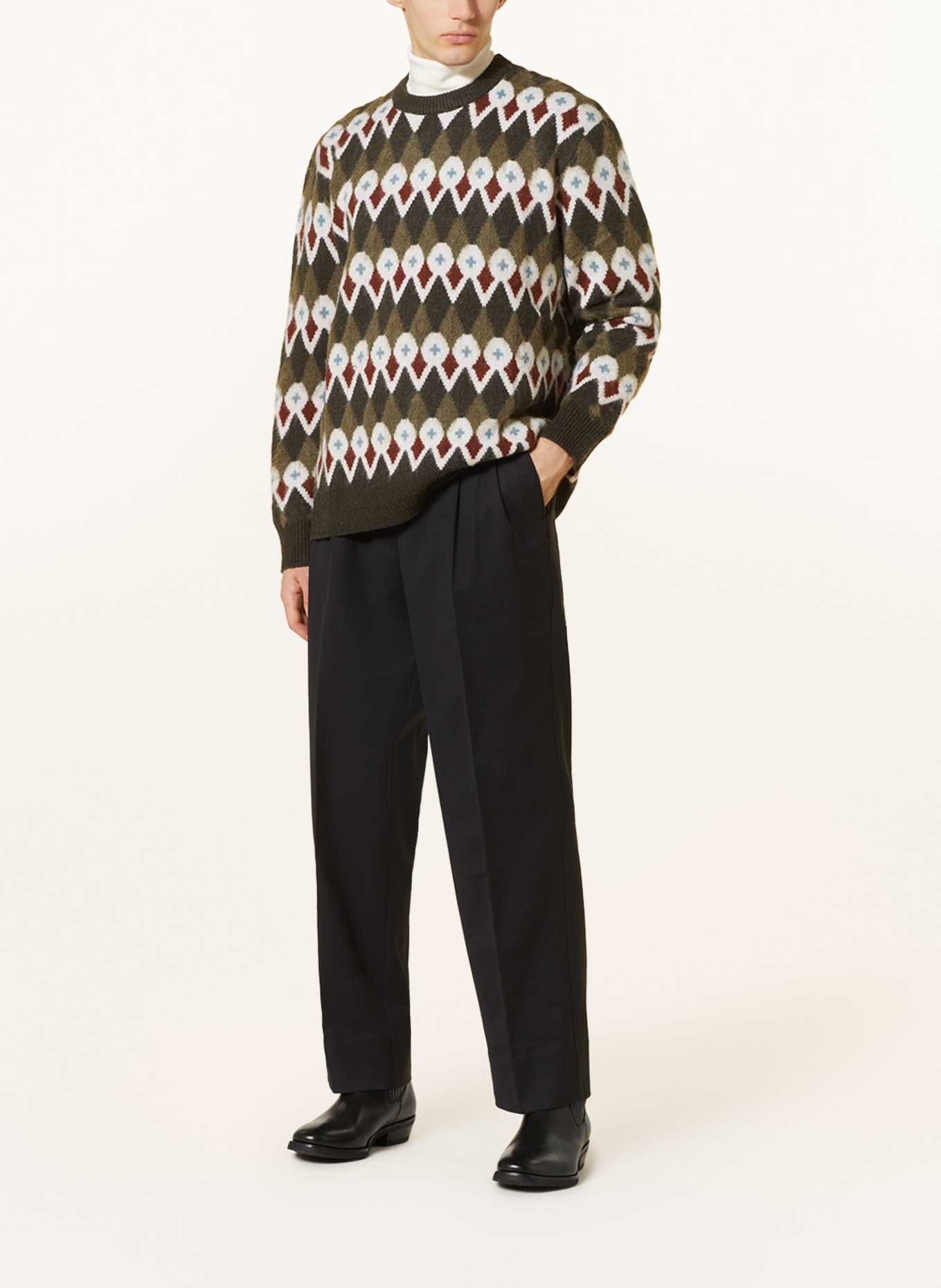 NORSE PROJECTS Spodnie BENN relaxed fit, Kolor: CZARNY (Obrazek 2)