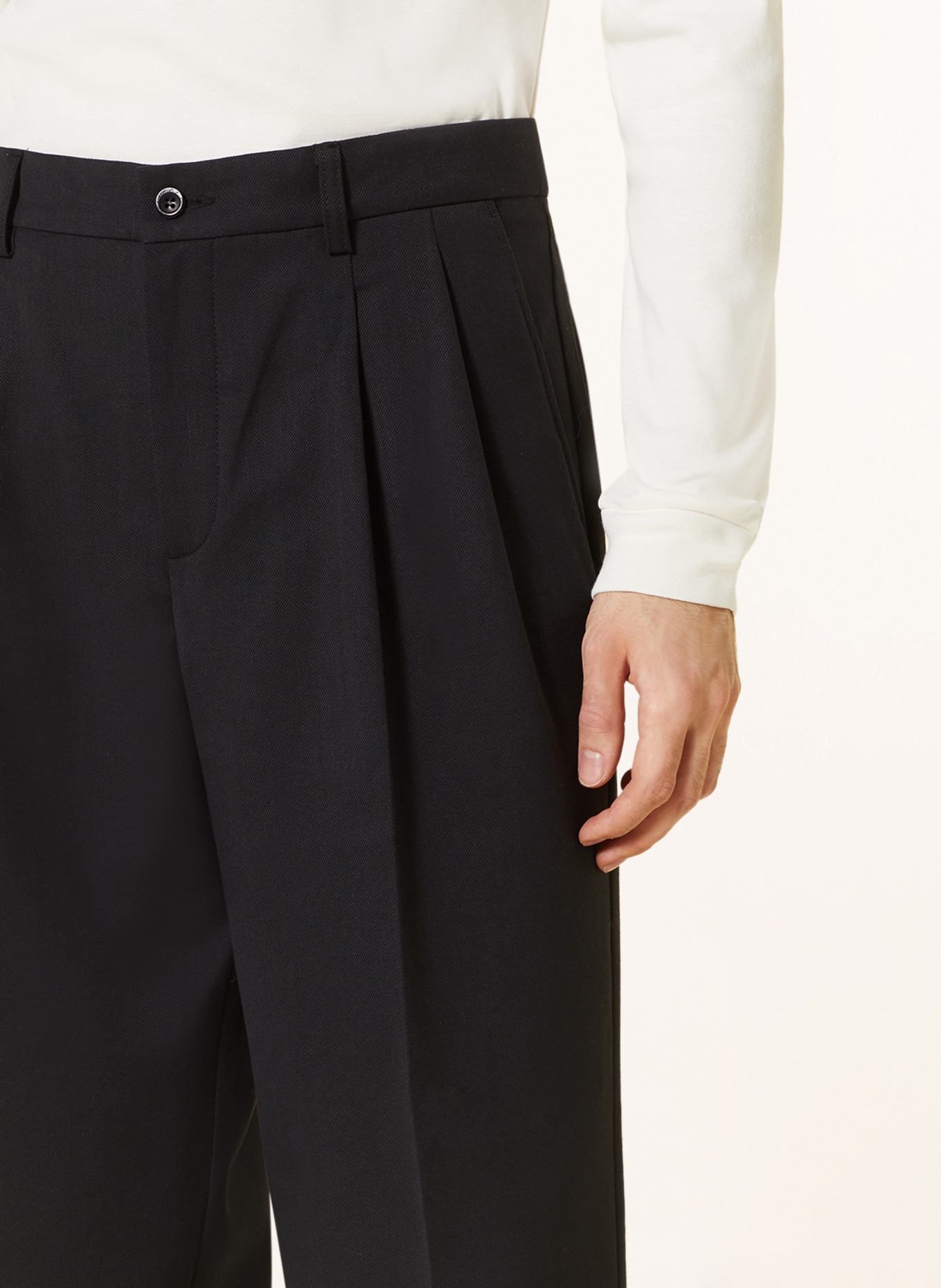 NORSE PROJECTS Trousers BENN relaxed fit, Color: BLACK (Image 6)