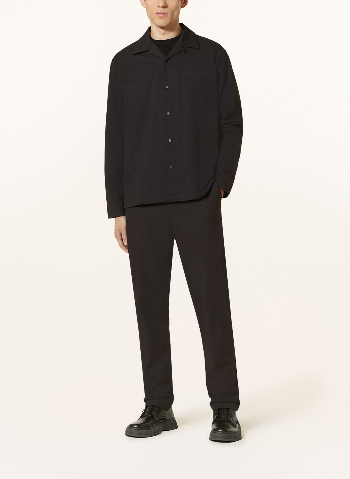 NORSE PROJECTS Overshirt CARSTEN, Color: BLACK (Image 2)