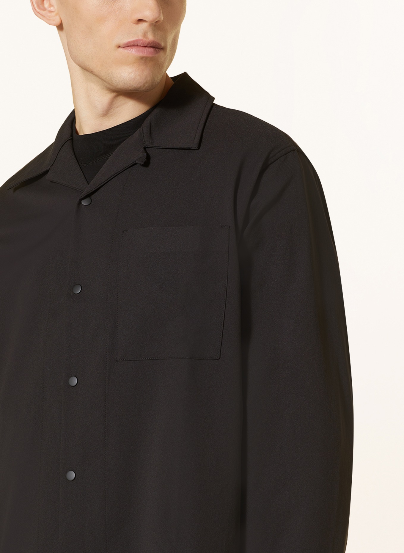 NORSE PROJECTS Overshirt CARSTEN, Color: BLACK (Image 4)