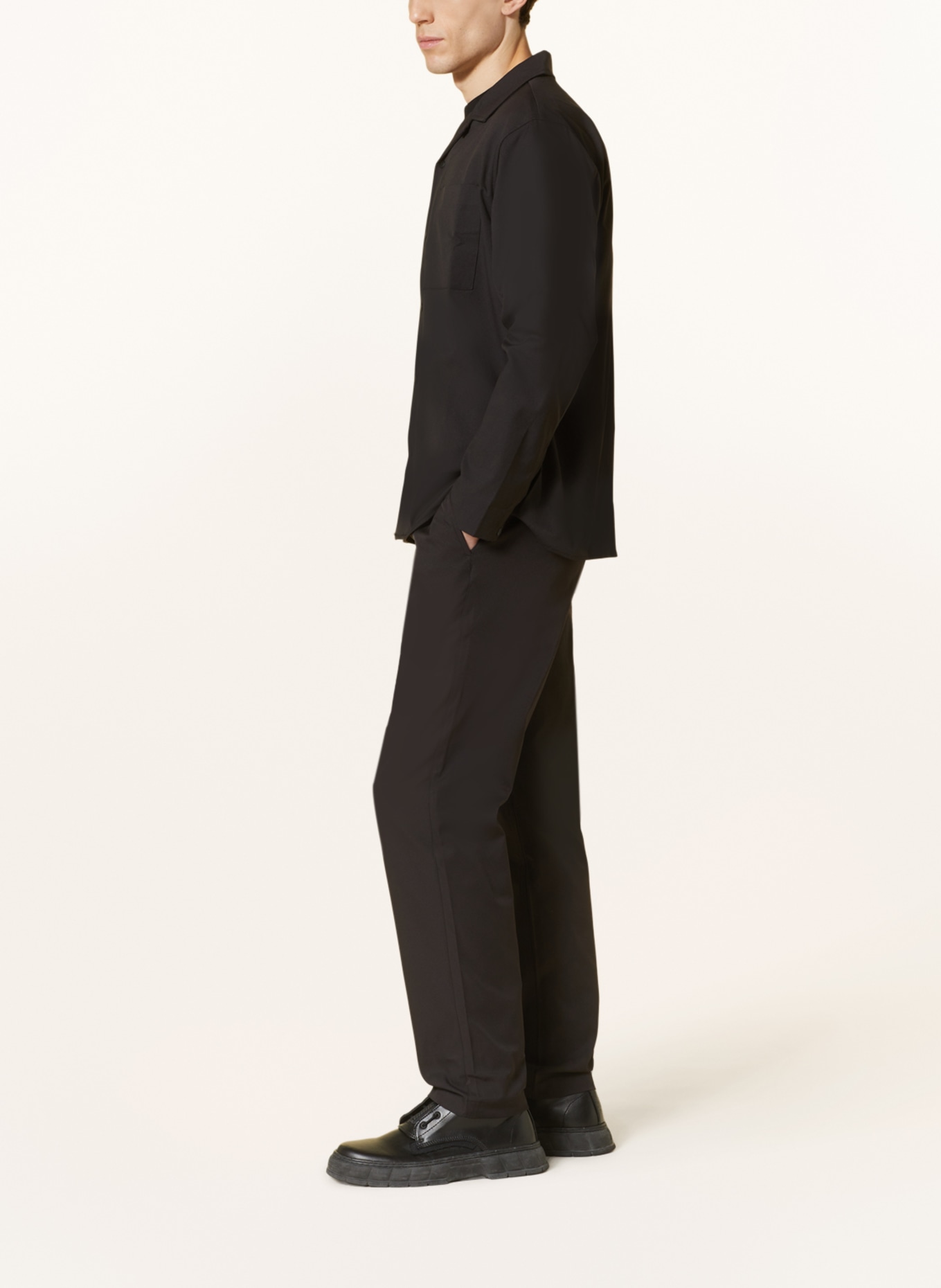 NORSE PROJECTS Chino kalhoty EZRA Regular Fit, Barva: ČERNÁ (Obrázek 4)
