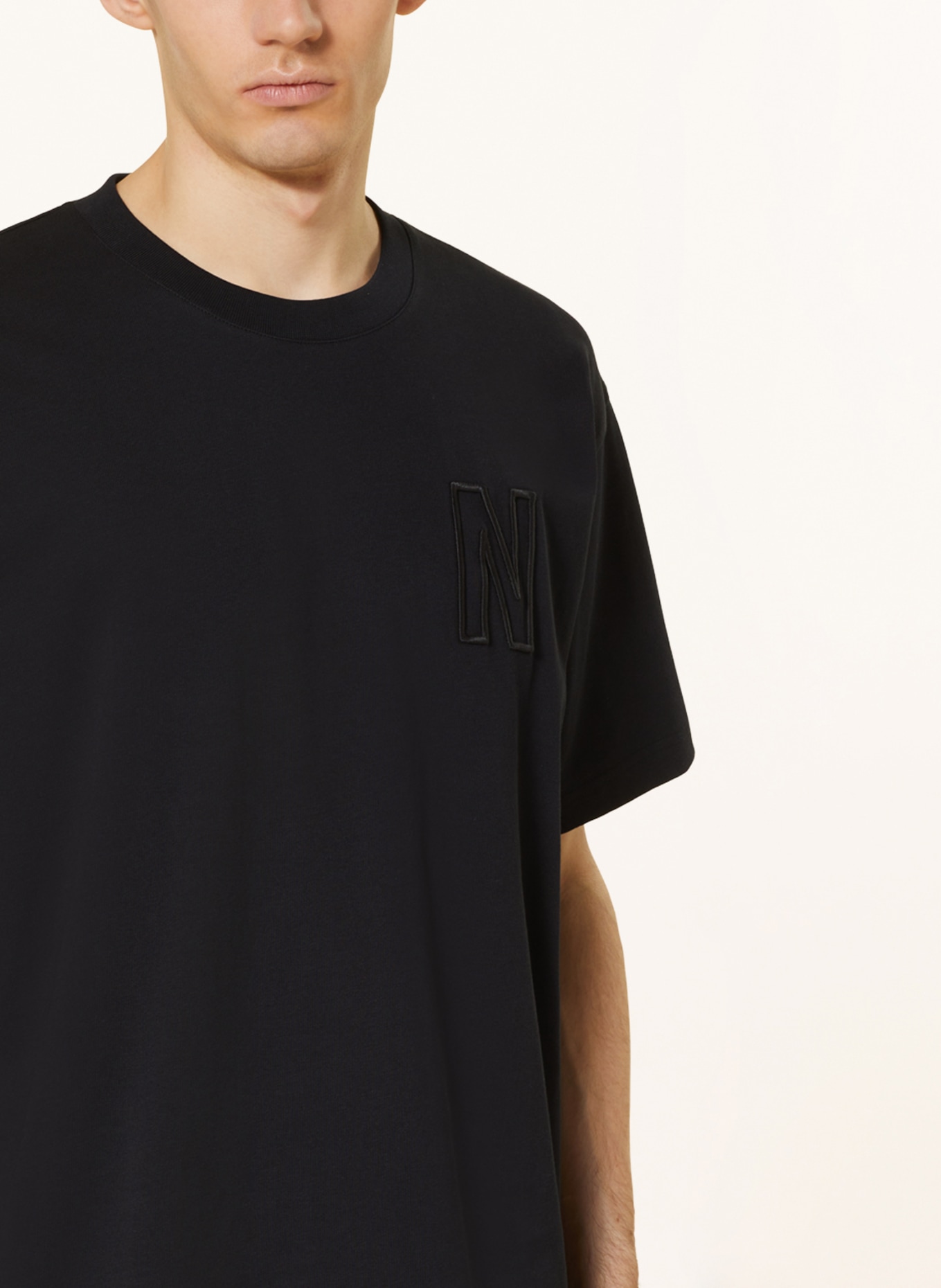 NORSE PROJECTS T-shirt SIMON, Color: BLACK (Image 4)