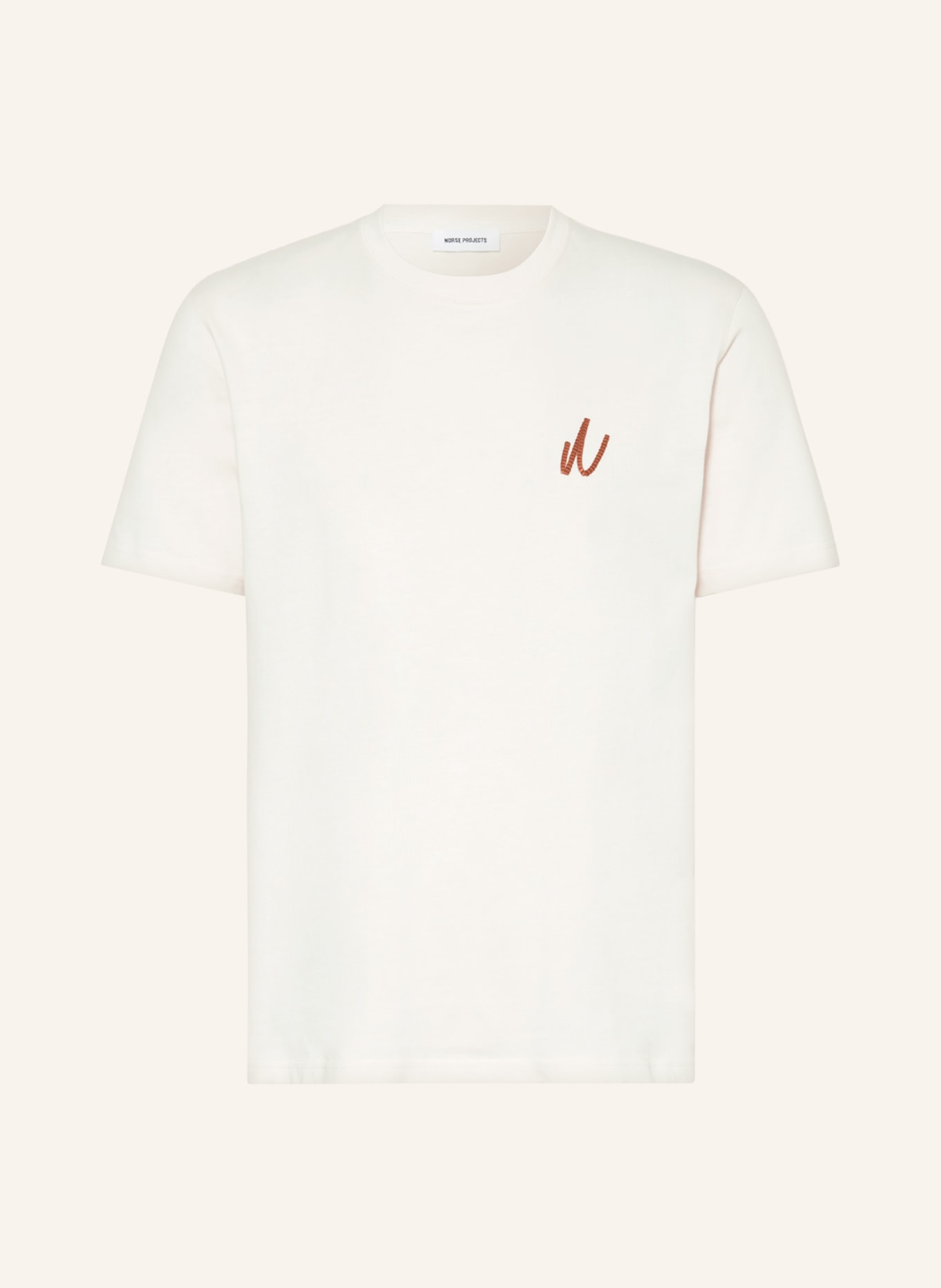 NORSE PROJECTS T-shirt JOHANNES, Kolor: ECRU (Obrazek 1)
