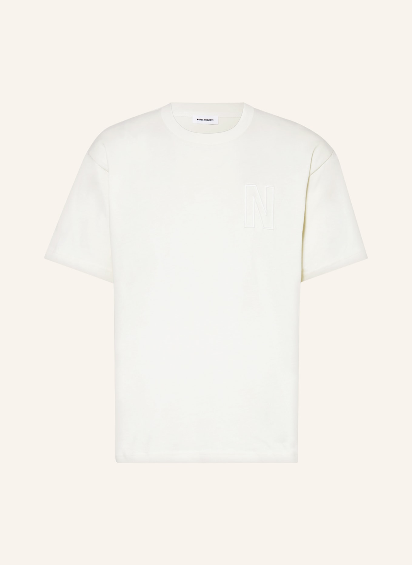 NORSE PROJECTS T-shirt SIMON, Kolor: ECRU (Obrazek 1)