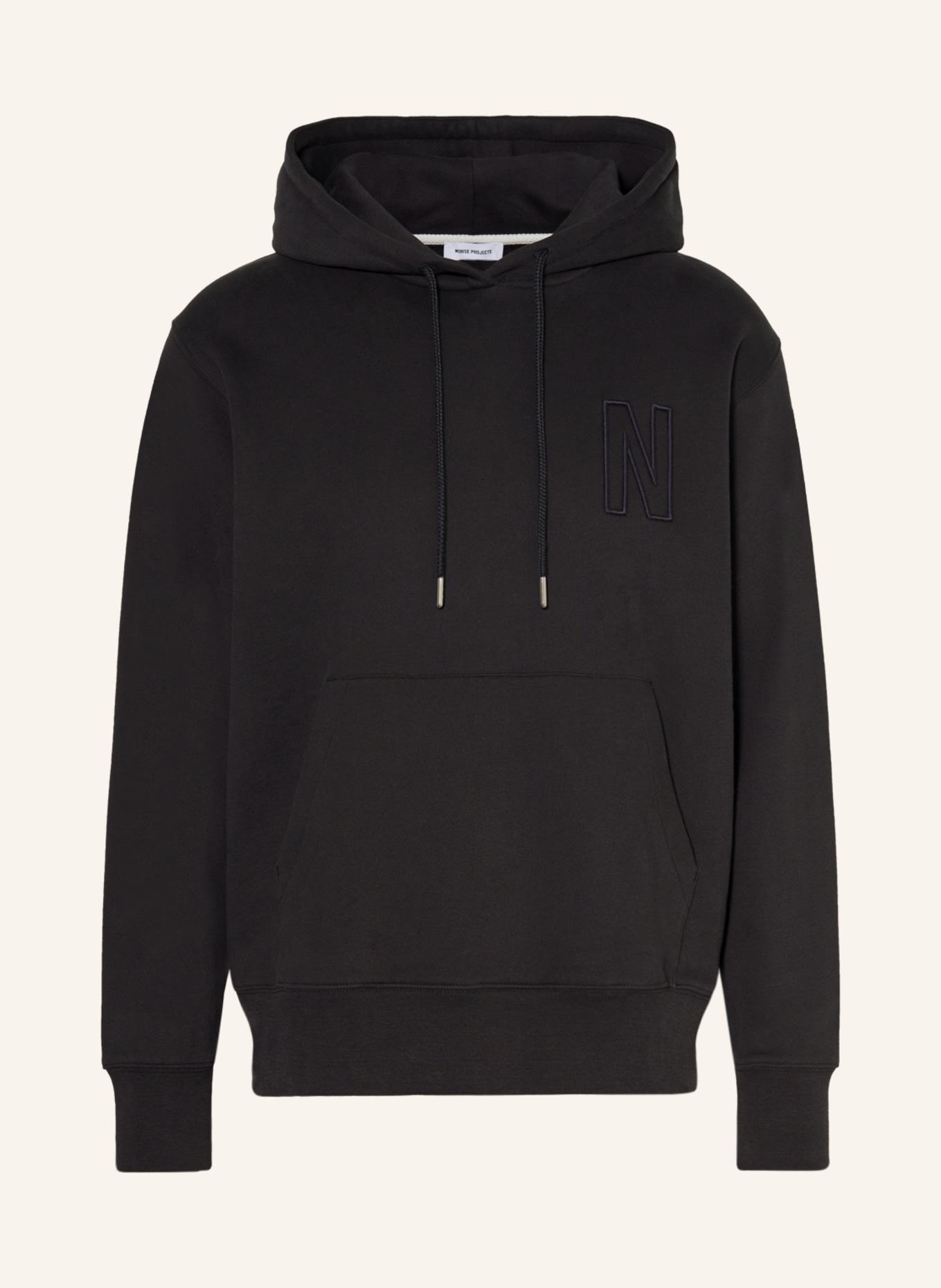 NORSE PROJECTS Hoodie ARNE, Color: BLACK (Image 1)
