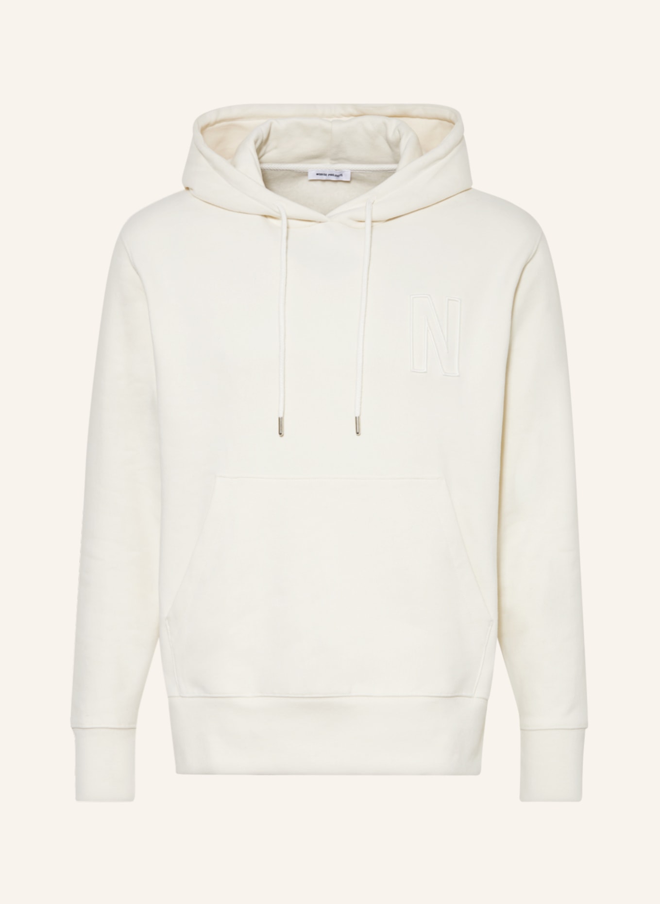 NORSE PROJECTS Hoodie ARNE, Color: ECRU (Image 1)