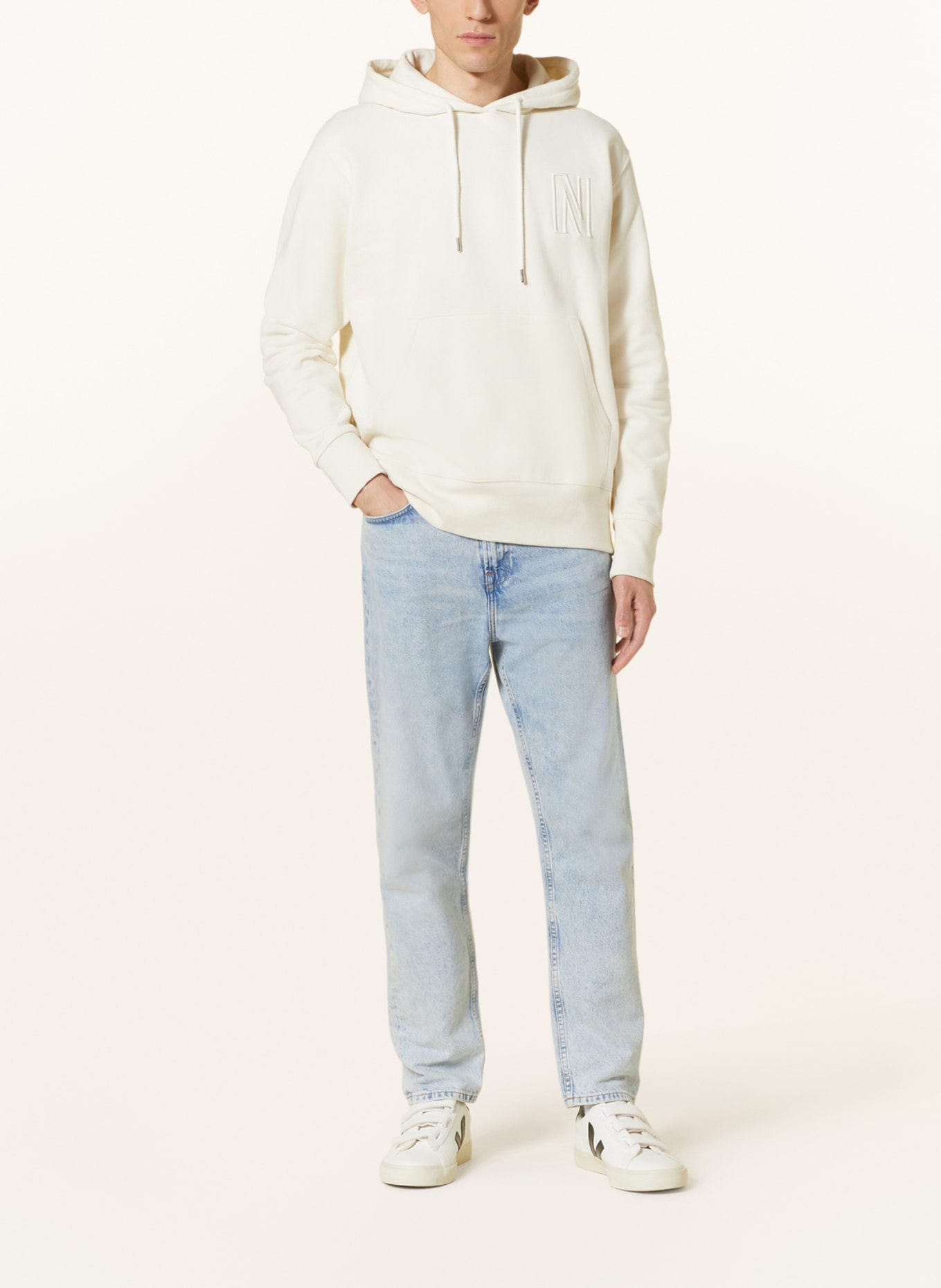 NORSE PROJECTS Hoodie ARNE, Color: ECRU (Image 2)