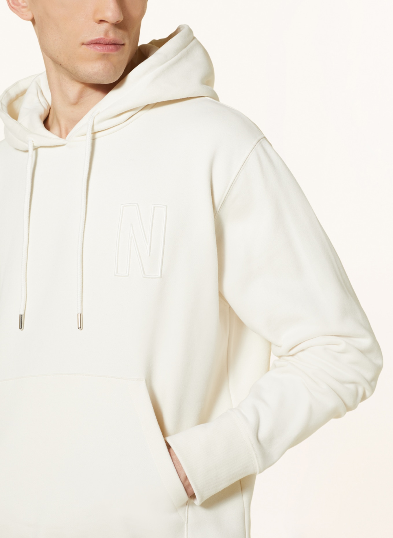NORSE PROJECTS Hoodie ARNE, Color: ECRU (Image 5)