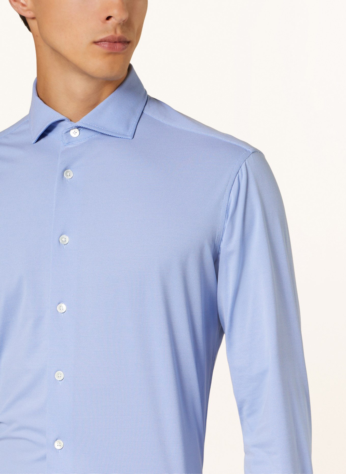 TRAIANO Jerseyhemd ROSSINI Radical Fit, Farbe: BLAU (Bild 4)