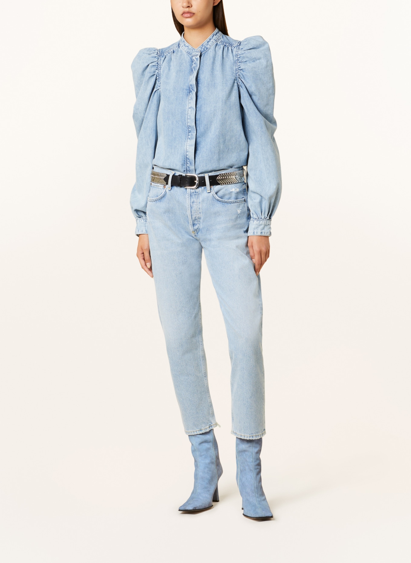 FRAME Bluzka jeansowa GILLIAN, Kolor: CRST CRESTHAVEN (Obrazek 2)