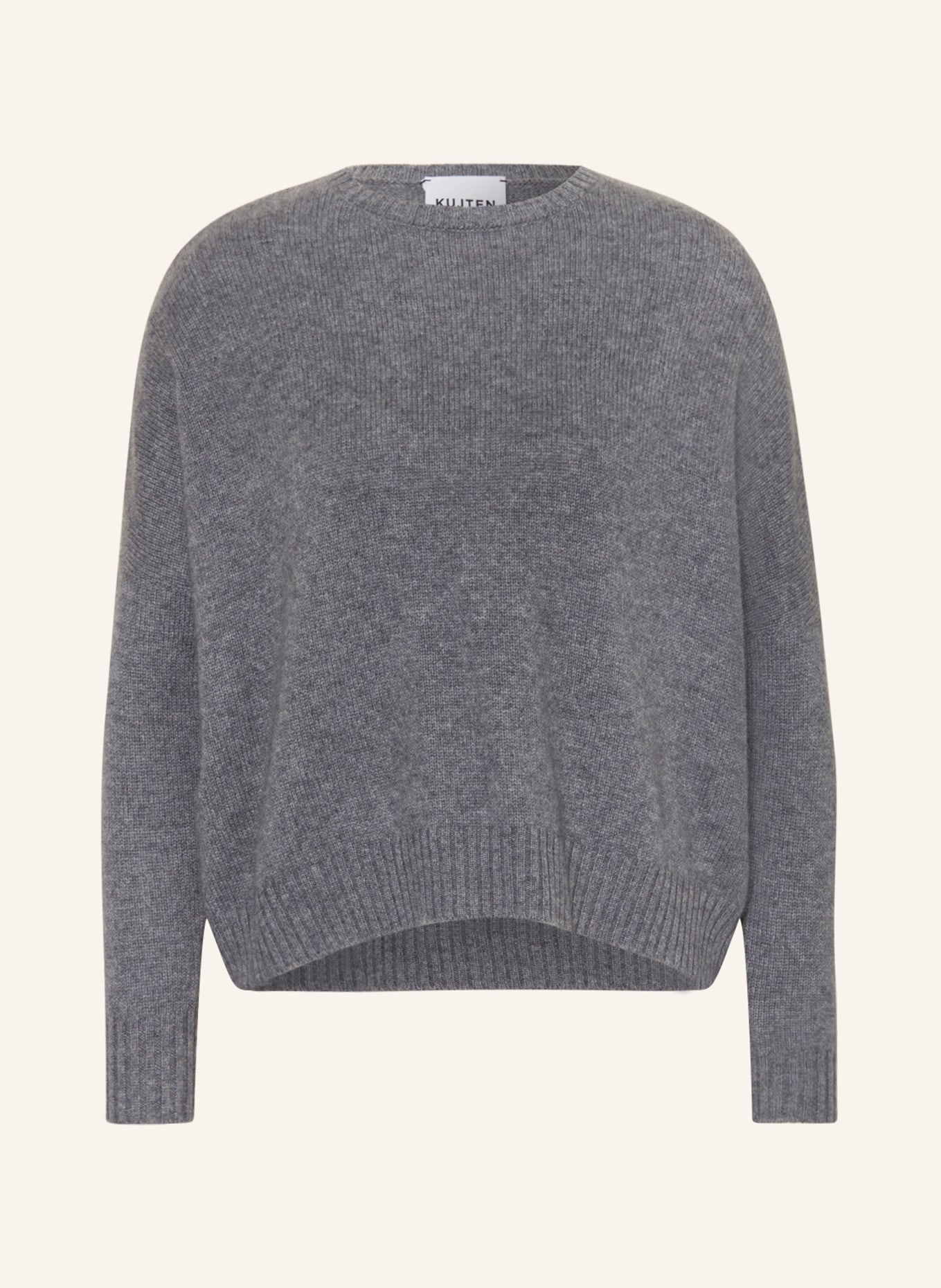 KUJTEN Cashmere-Pullover AMELIE: GRAU