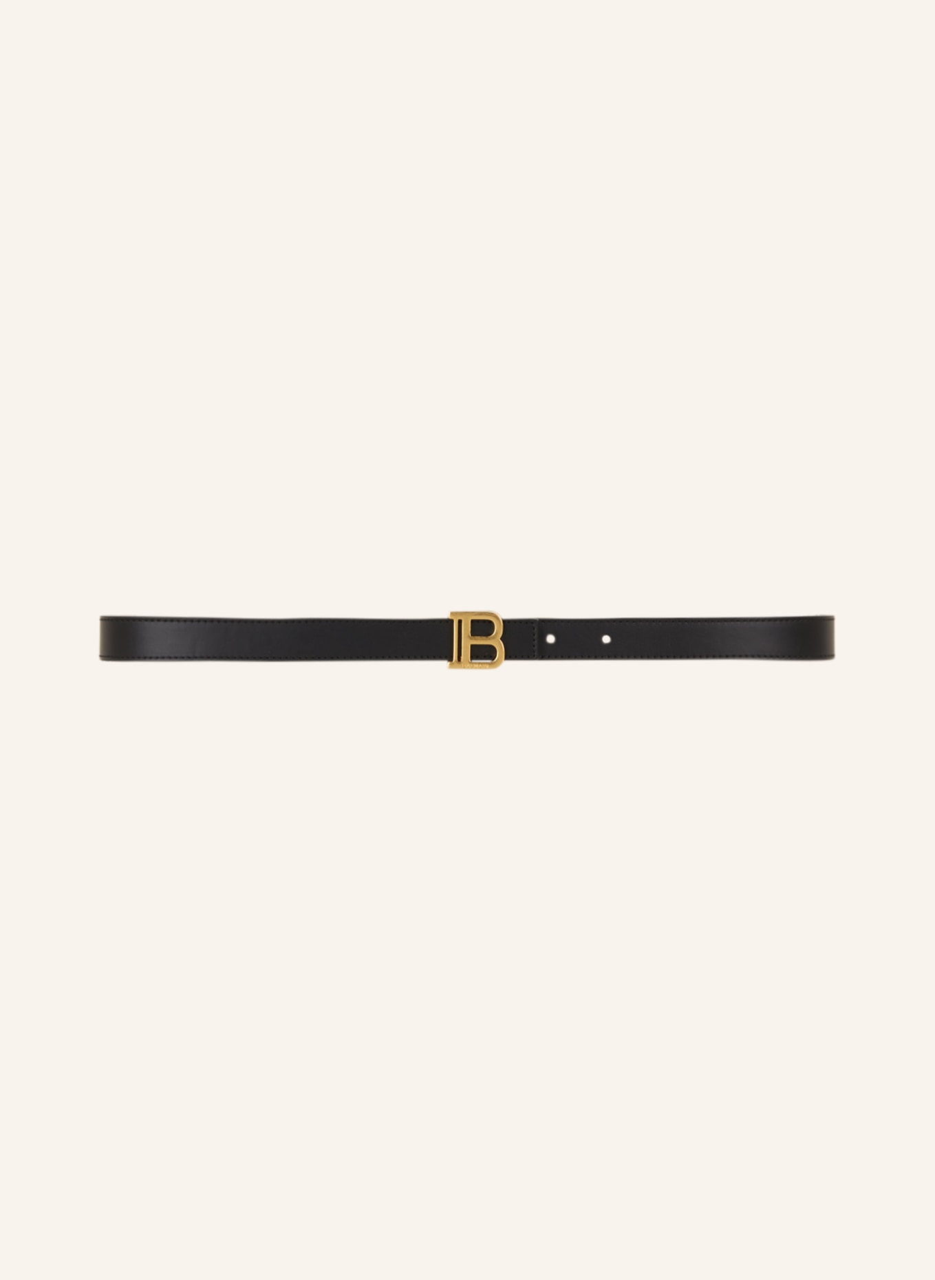 BALMAIN Leather belt, Color: BLACK (Image 2)