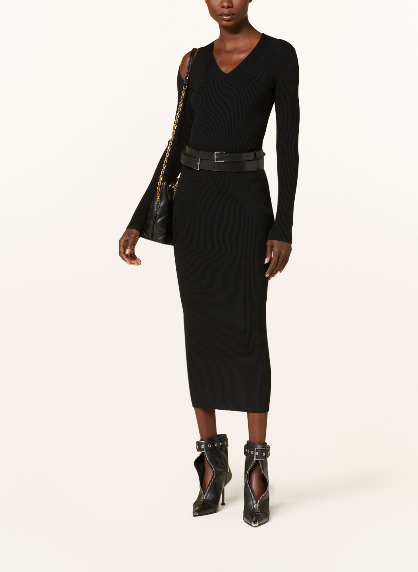 Alexander McQUEEN Knit skirt, Color: BLACK (Image 2)