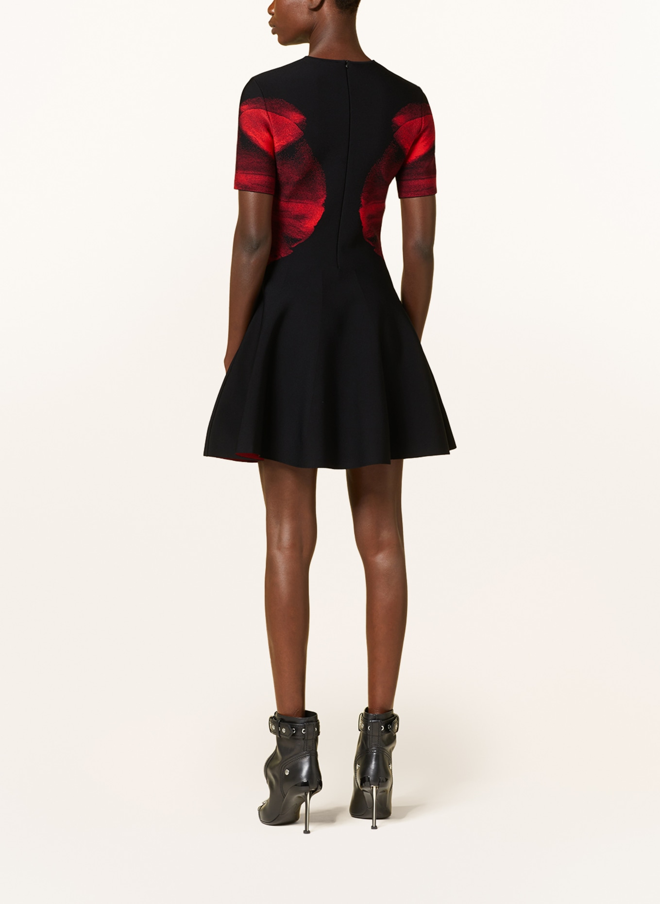 Alexander McQUEEN Dress, Color: RED/ BLACK (Image 3)