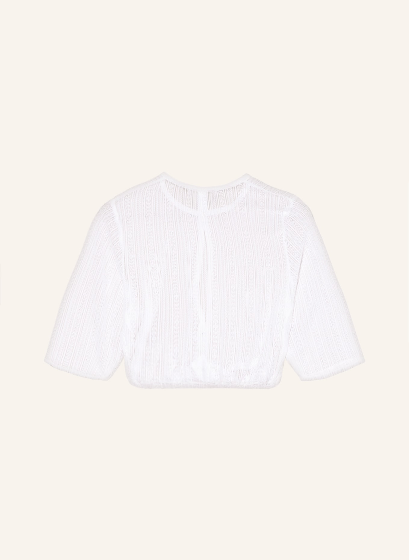 Hammerschmid Dirndl blouse made of lace, Color: WHITE (Image 2)