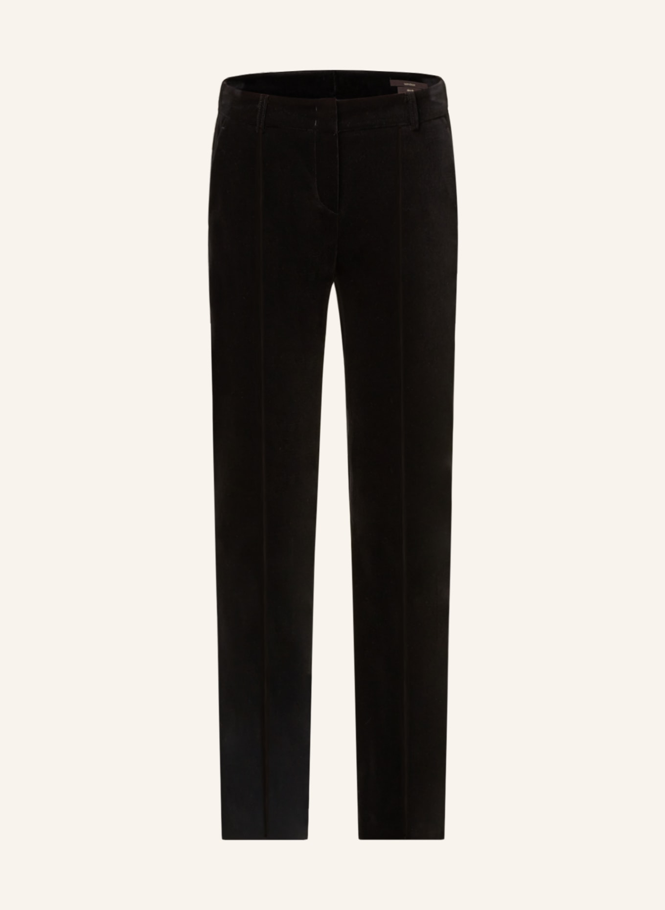 windsor. Velvet pants, Color: BLACK (Image 1)