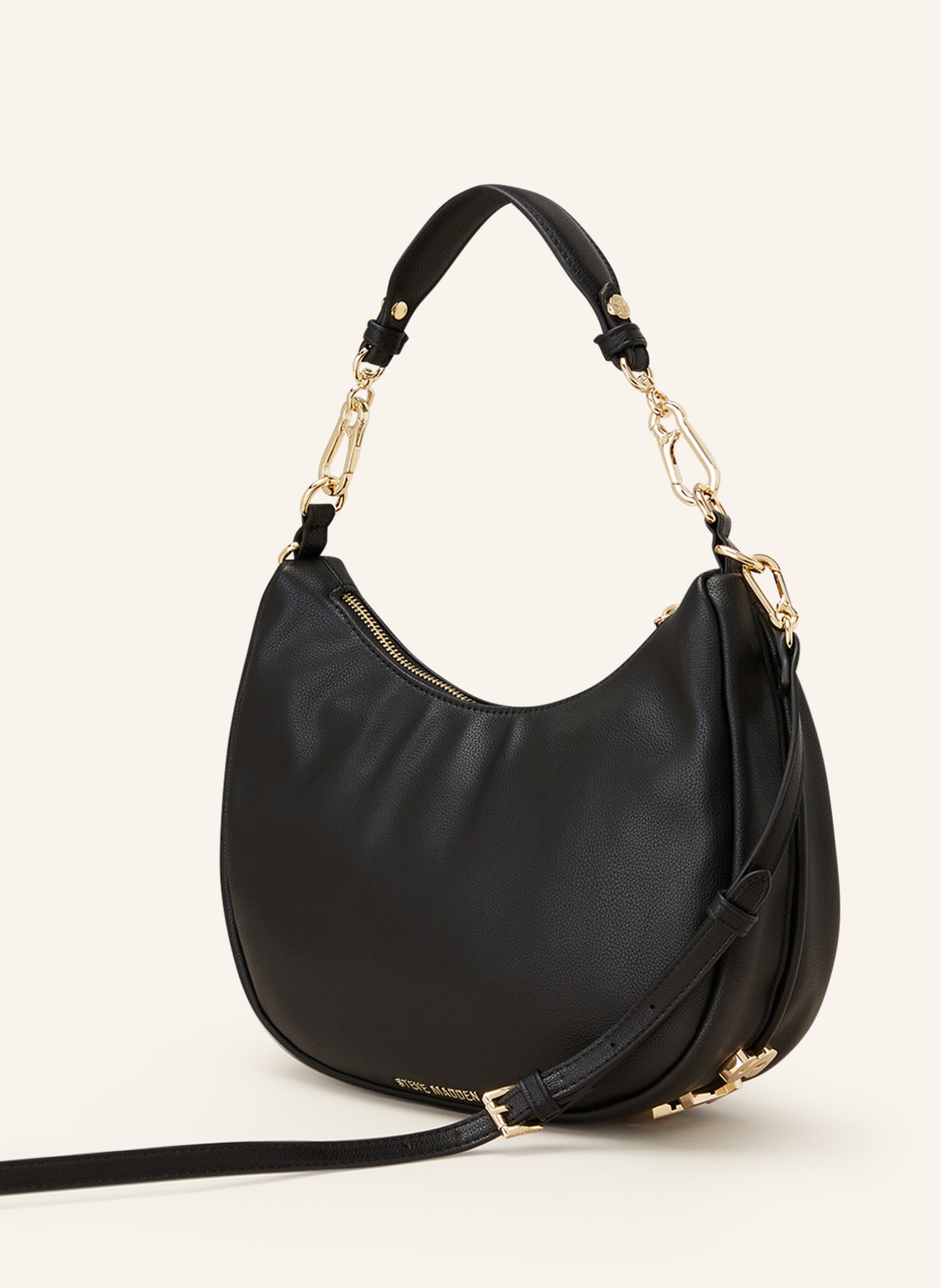 STEVE MADDEN Hobo bag BSTYLIN, Color: BLACK/ GOLD (Image 2)