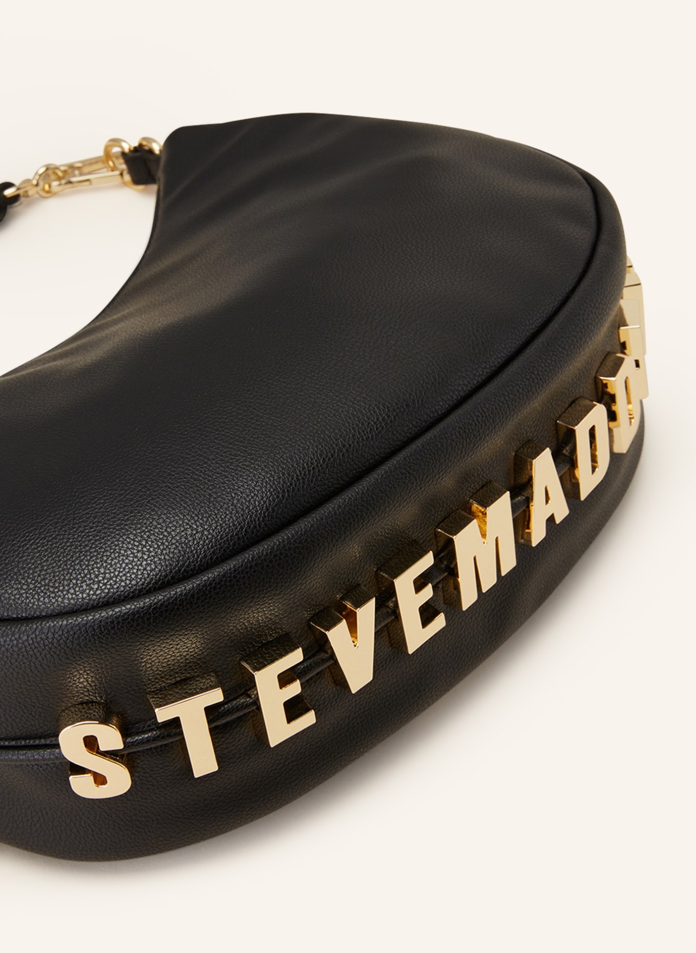 STEVE MADDEN Hobo bag BSTYLIN, Color: BLACK/ GOLD (Image 3)