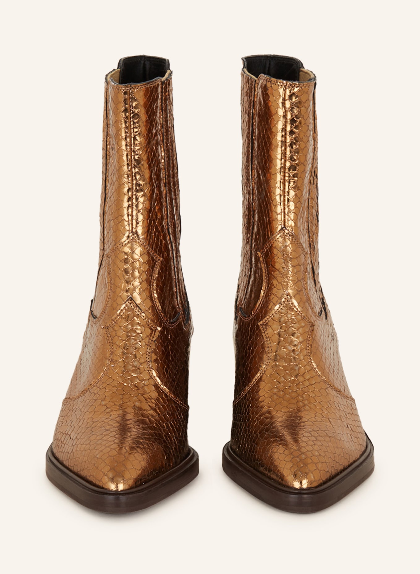 PONS QUINTANA Ankle boots MARIAN, Color: GOLD (Image 3)