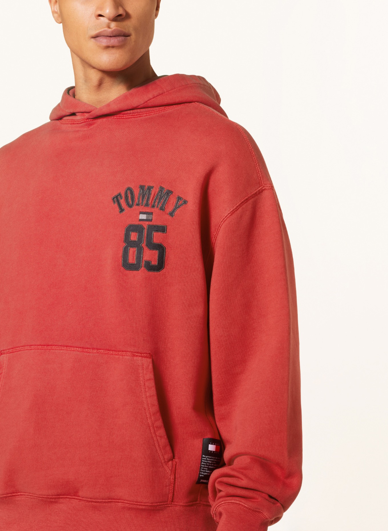 Tommy jeans top orange hoodie