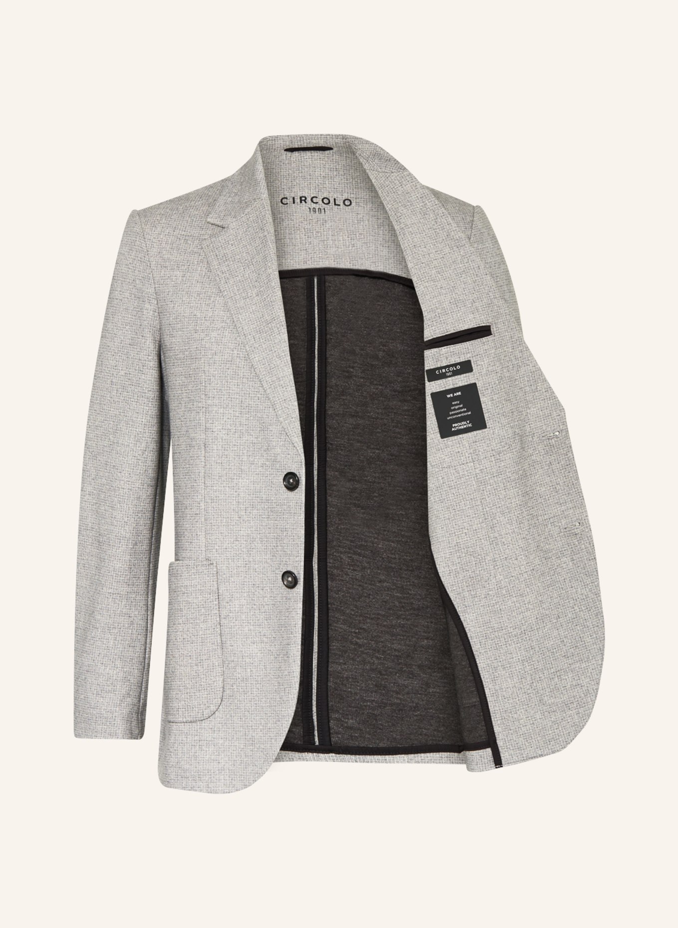 CIRCOLO 1901 Suit jacket Slim Fit, Color: GRAY GRAY-L (Image 5)