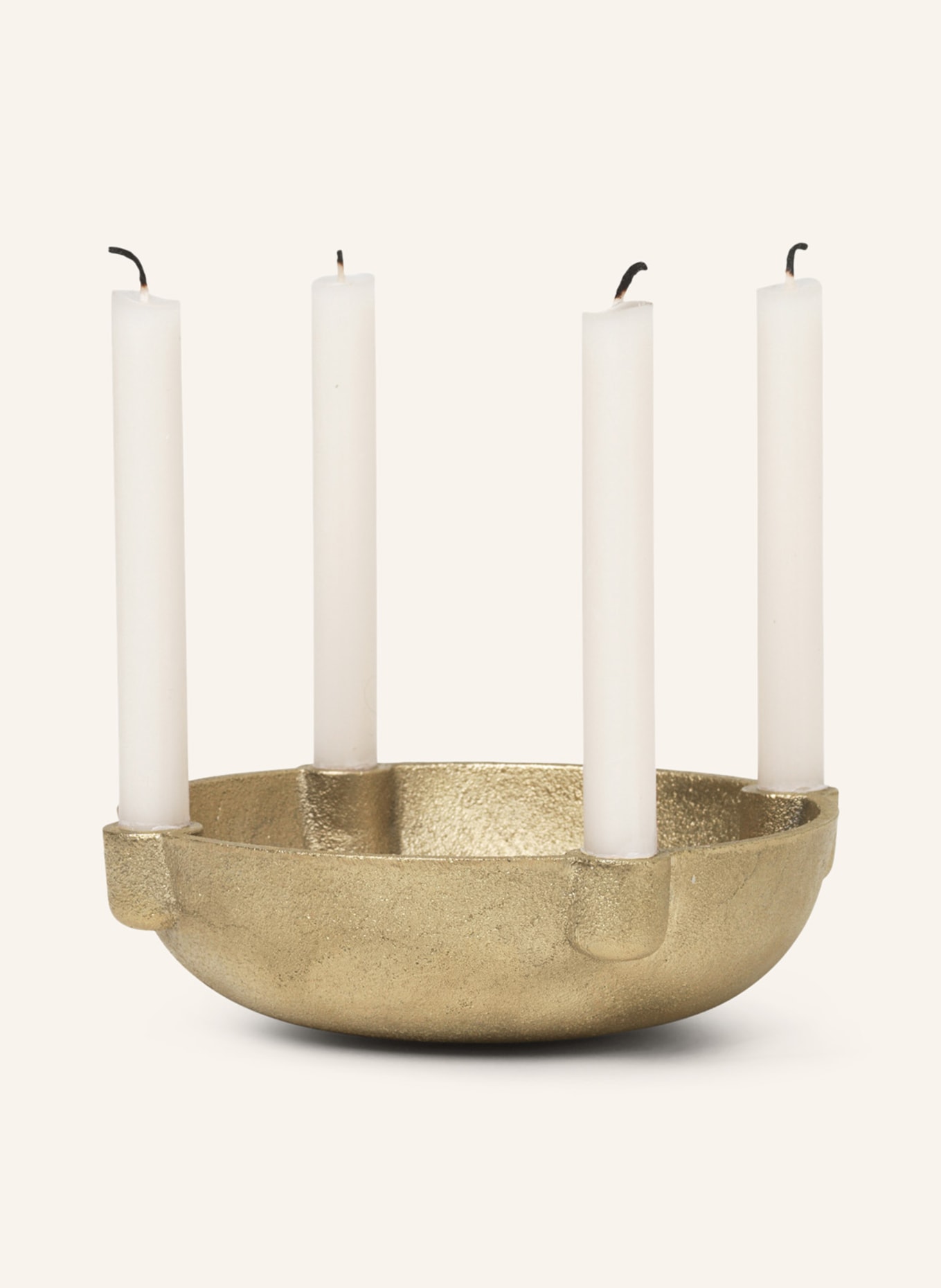 Ferm LIVING Candleholder BOWL S, Color: GOLD (Image 2)