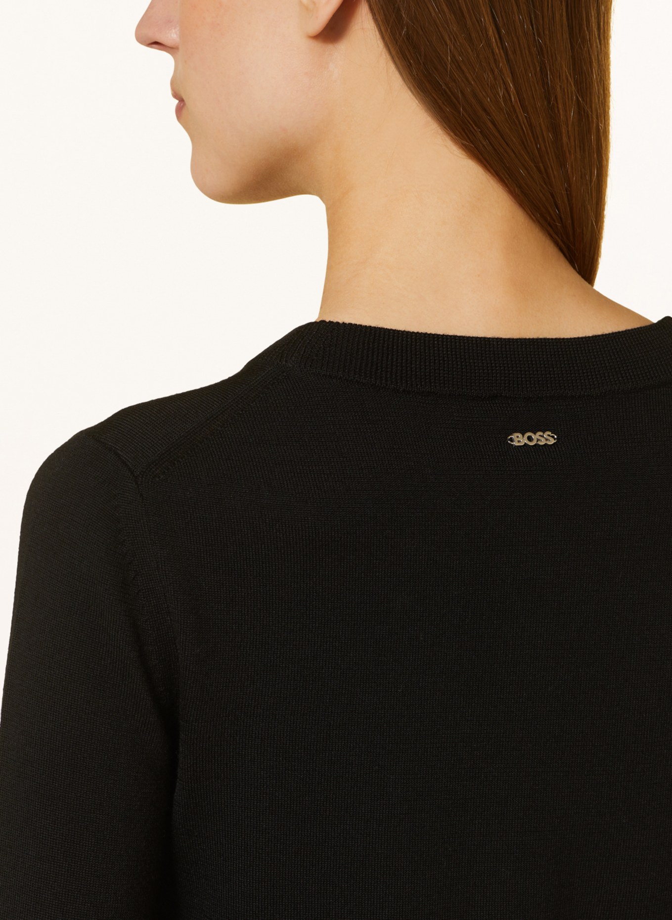 BOSS Sweater FEGANASI, Color: BLACK (Image 4)