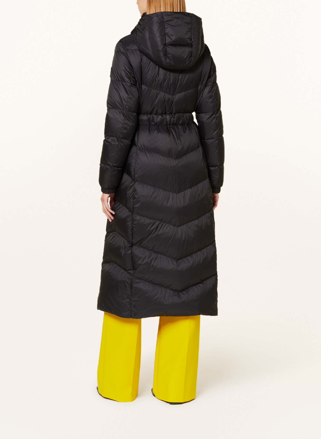 BOSS Down coat PAMAXI2 with detachable hood, Color: BLACK (Image 3)
